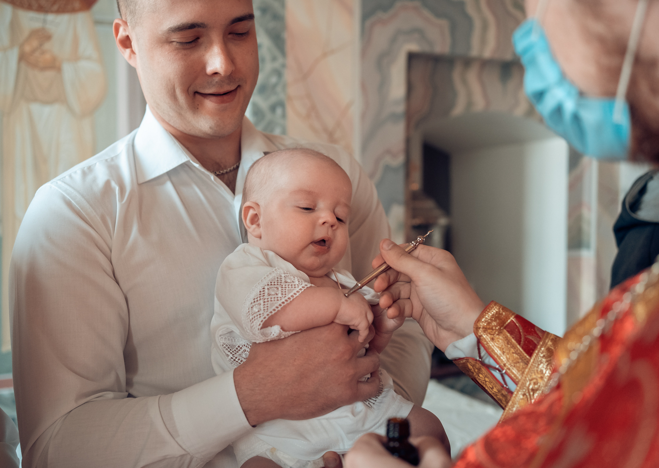 Крещение в церкви Покрова Пресвятой Богородицы г. Тула. Церковный фотограф Севастополь