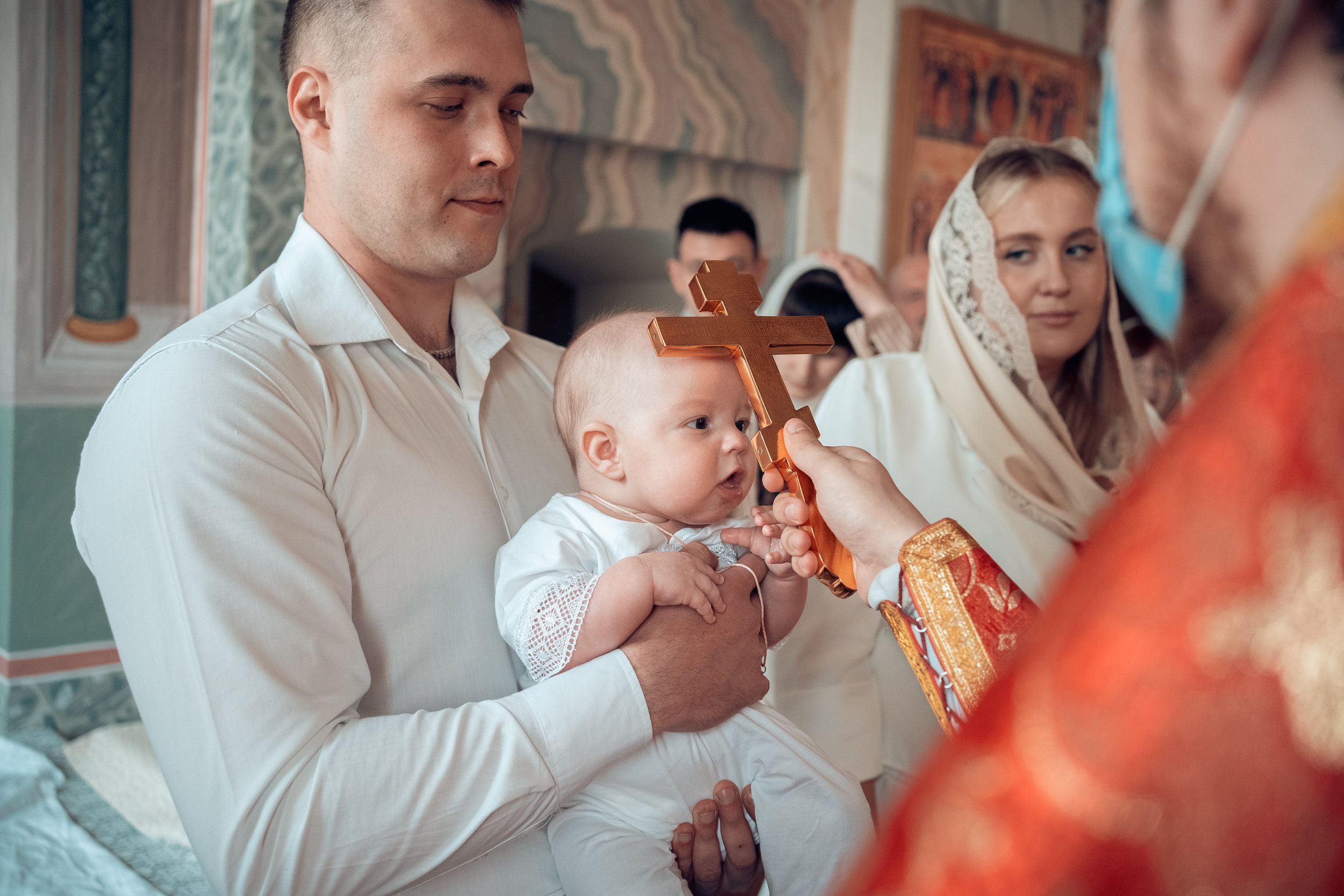 Крещение в церкви Покрова Пресвятой Богородицы г. Тула. Церковный фотограф Севастополь