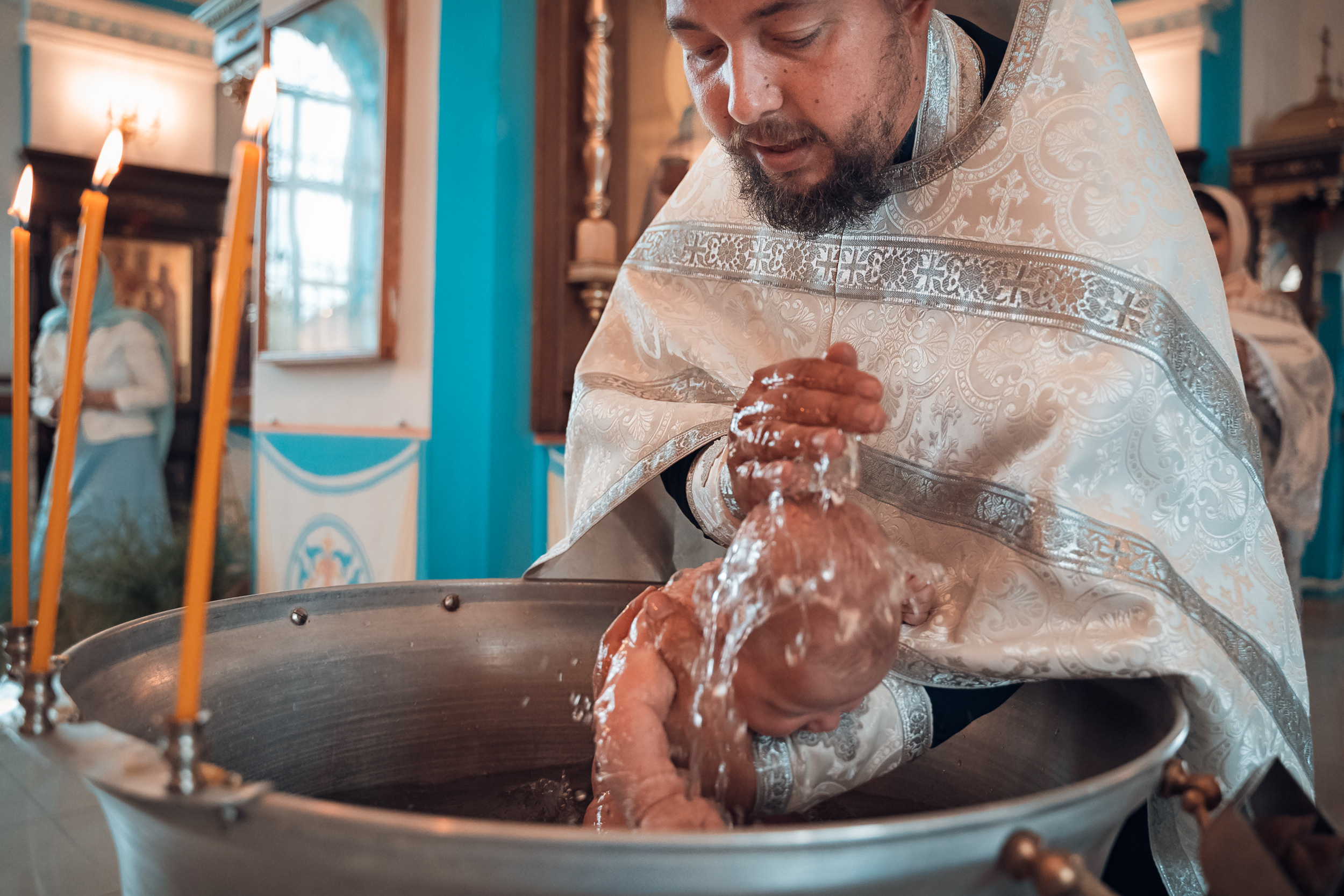 Крещение в Казанском храме. Церковный фотограф Севастополь