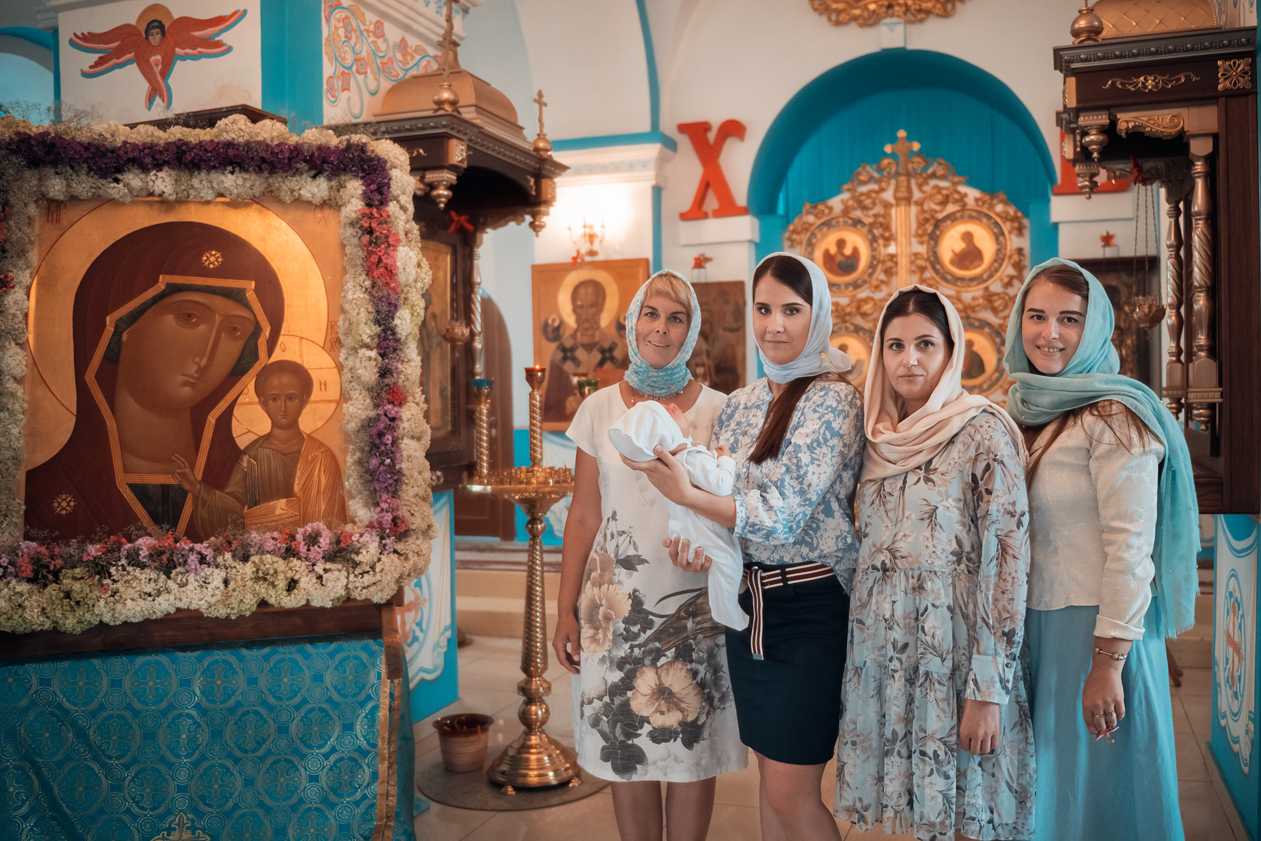 Крещение в Казанском храме. Церковный фотограф Севастополь