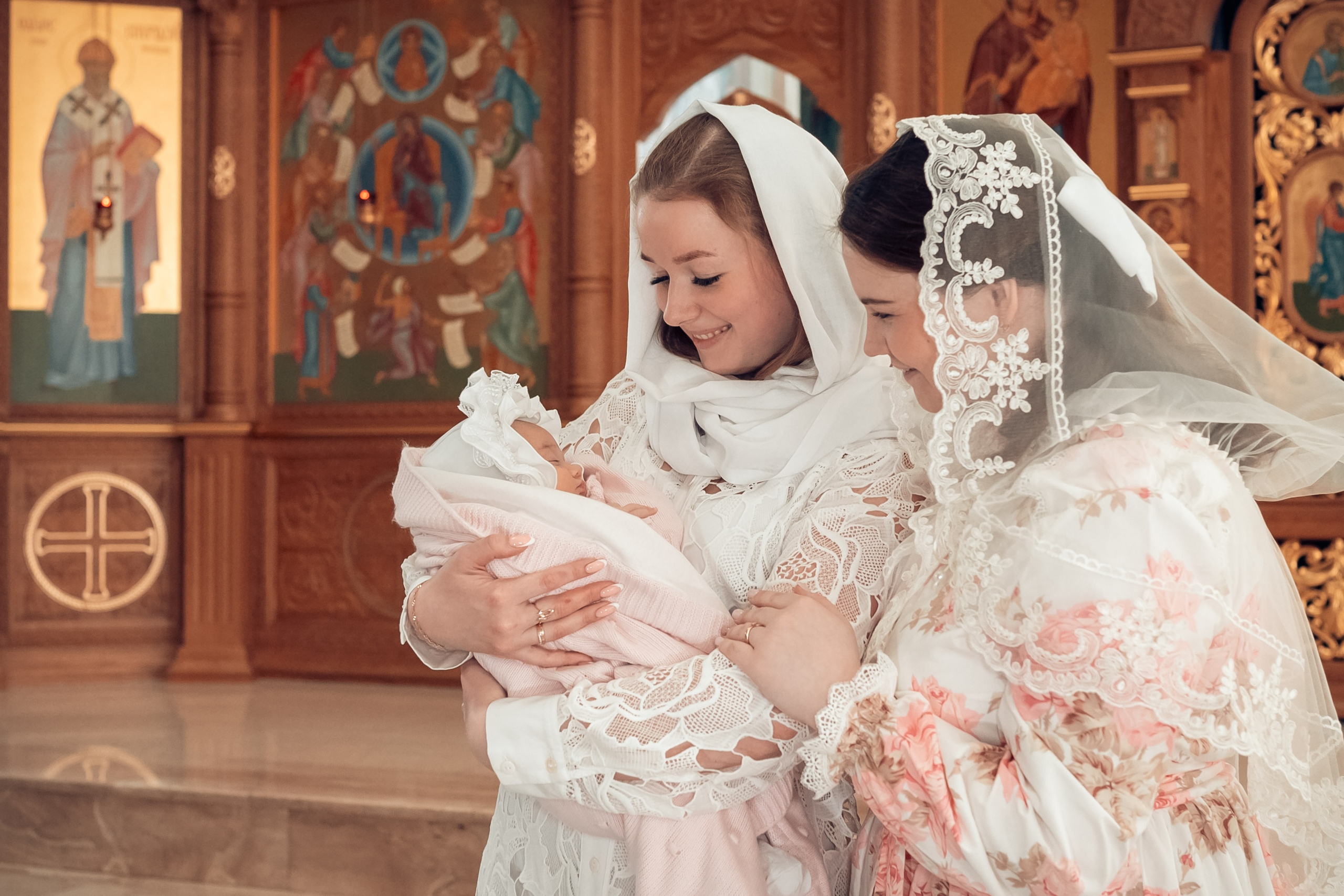 Крещение в Покровском (Феодосиевском) храме г. Тула. Церковный фотограф Севастополь