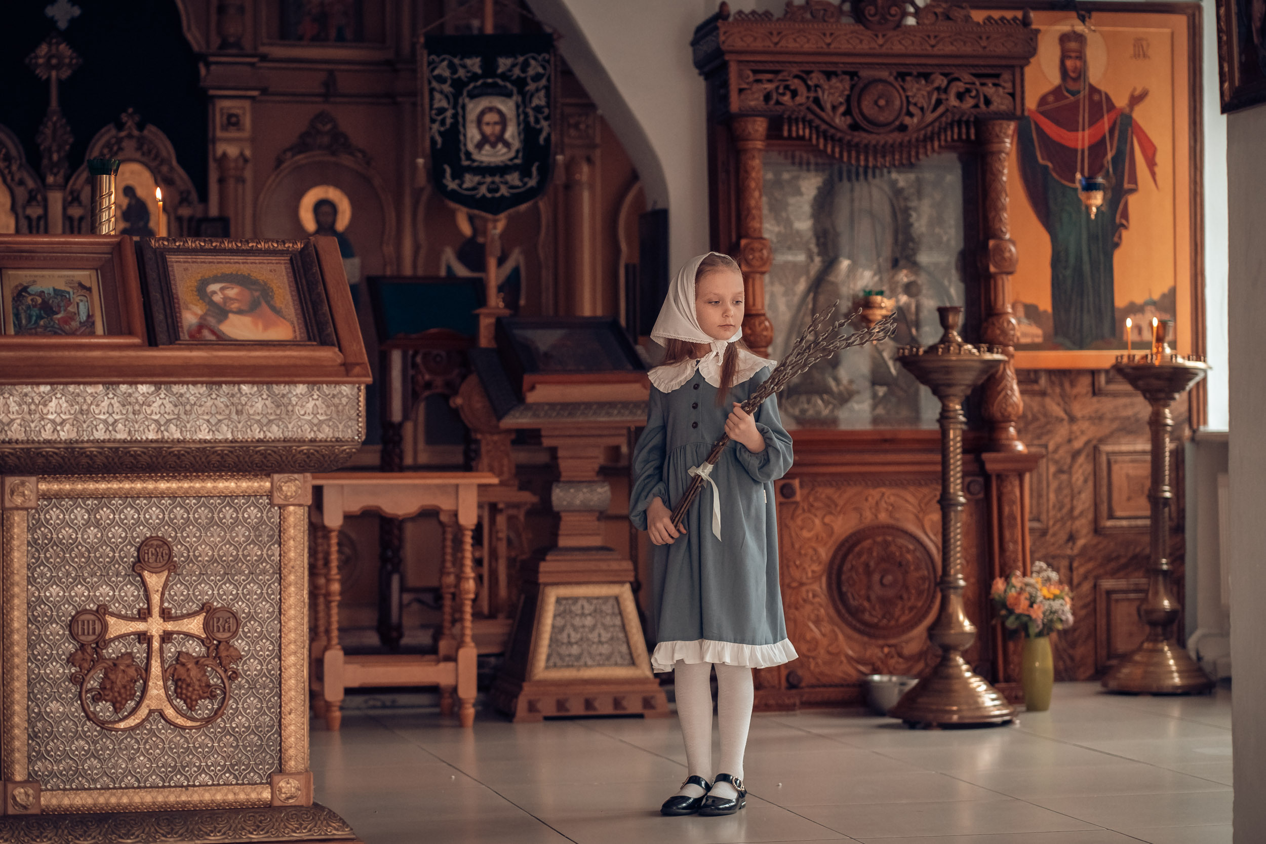 Семейная фотоистория в Свято-Успенском монастыре г. Новомосковск. Церковный фотограф Севастополь