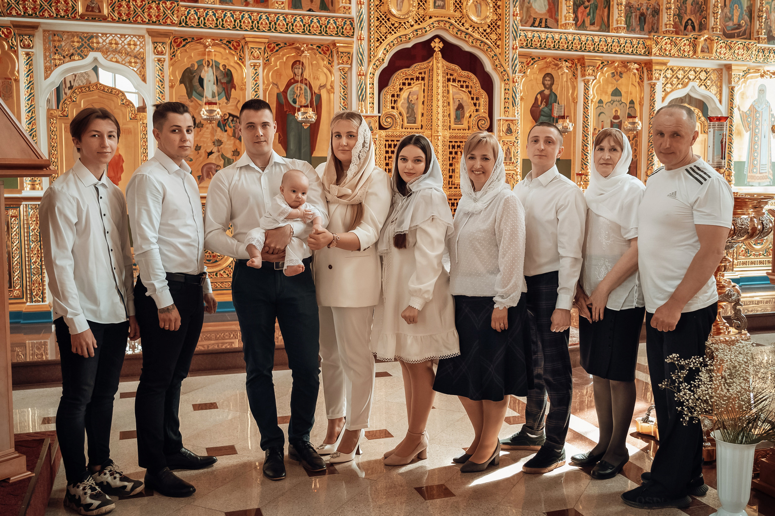 Крещение в церкви Покрова Пресвятой Богородицы г. Тула. Церковный фотограф Севастополь
