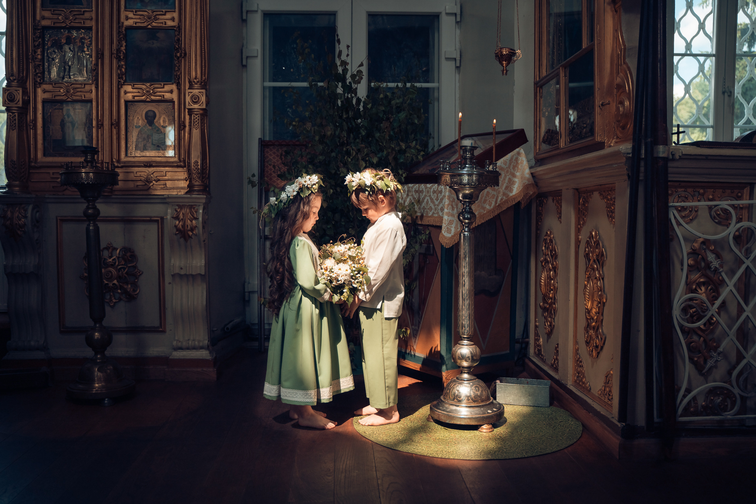 Детская съемка в Спасском храме г. Солнечногорск. Церковный фотограф Севастополь