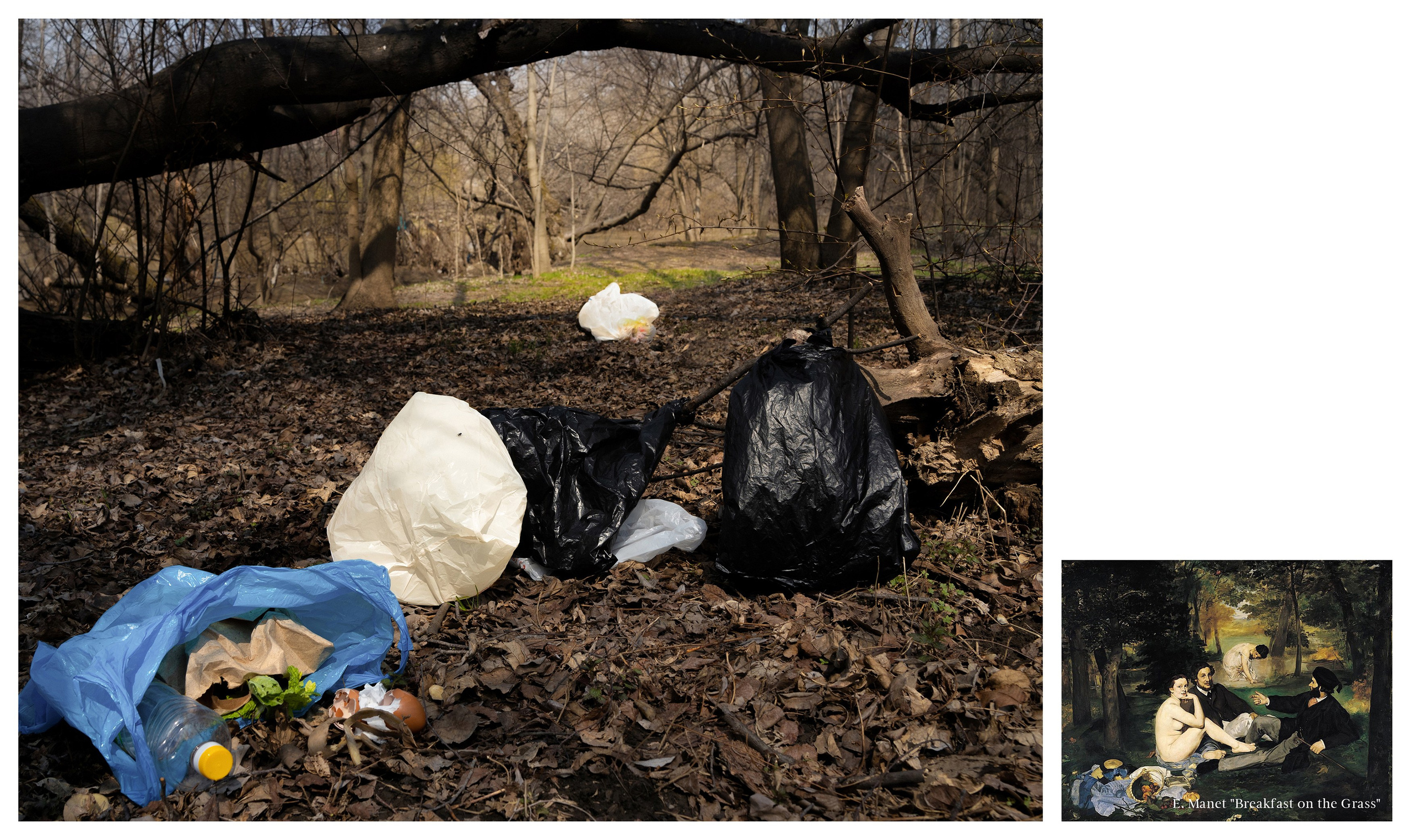 “Plastic bag as a found object” project. Art photographer Serdyuk Yulia