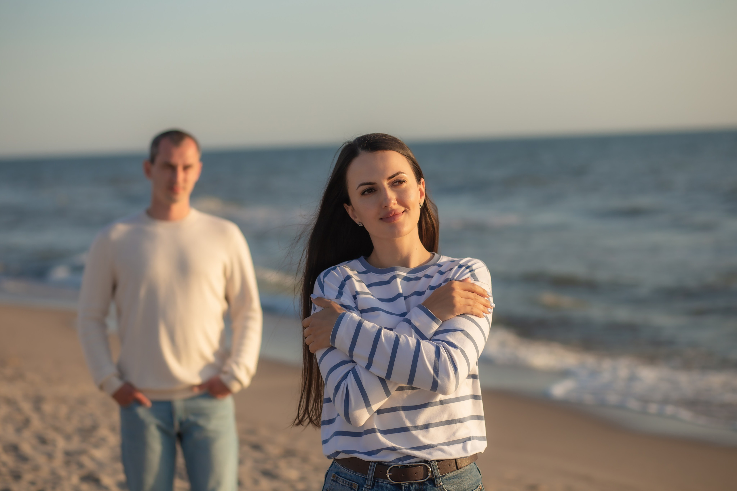 Павел и Татьяна. Закат в Янтарном. Фотограф в Калининграде Решетникова Алина