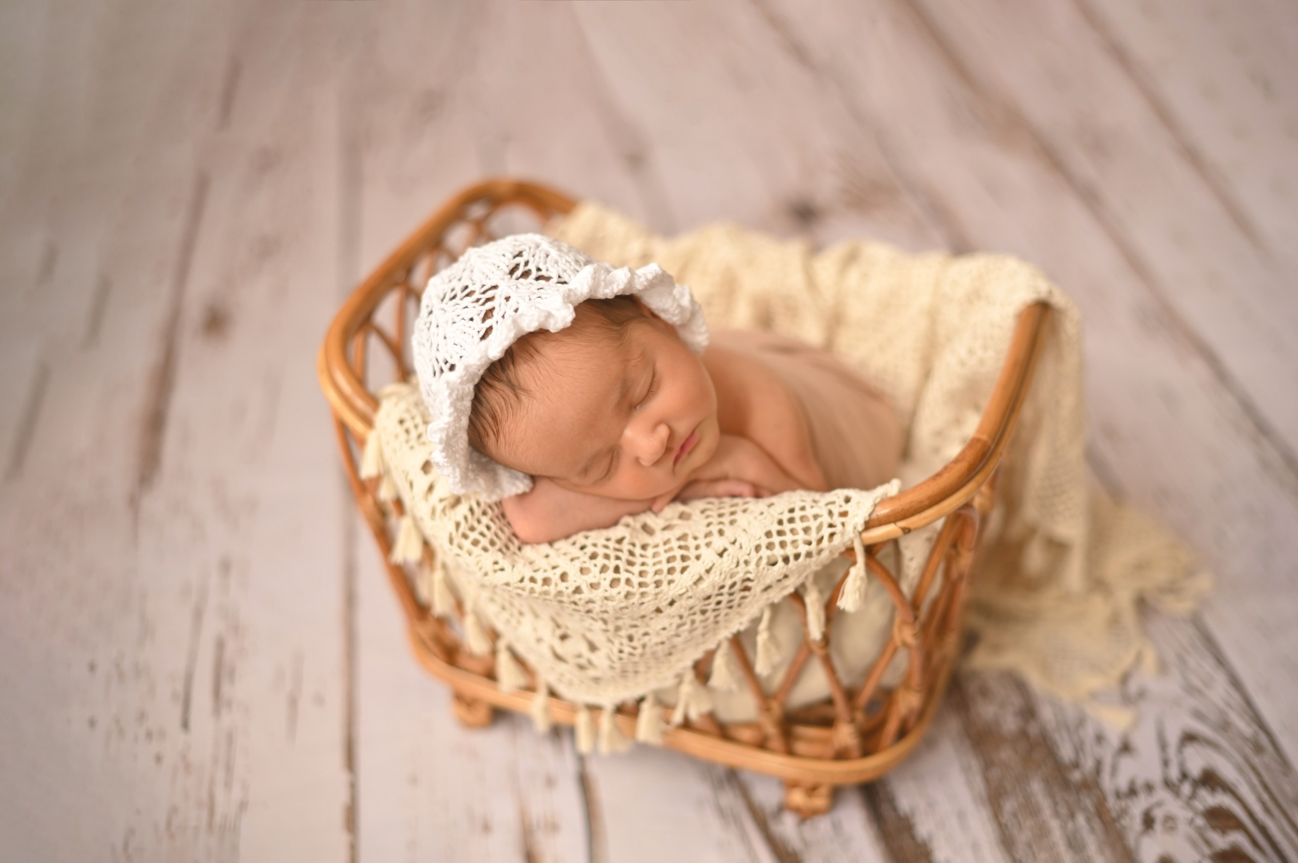 Милая Олеся 7 дней. Фотограф новорожденных во Владивостоке Панова Татьяна