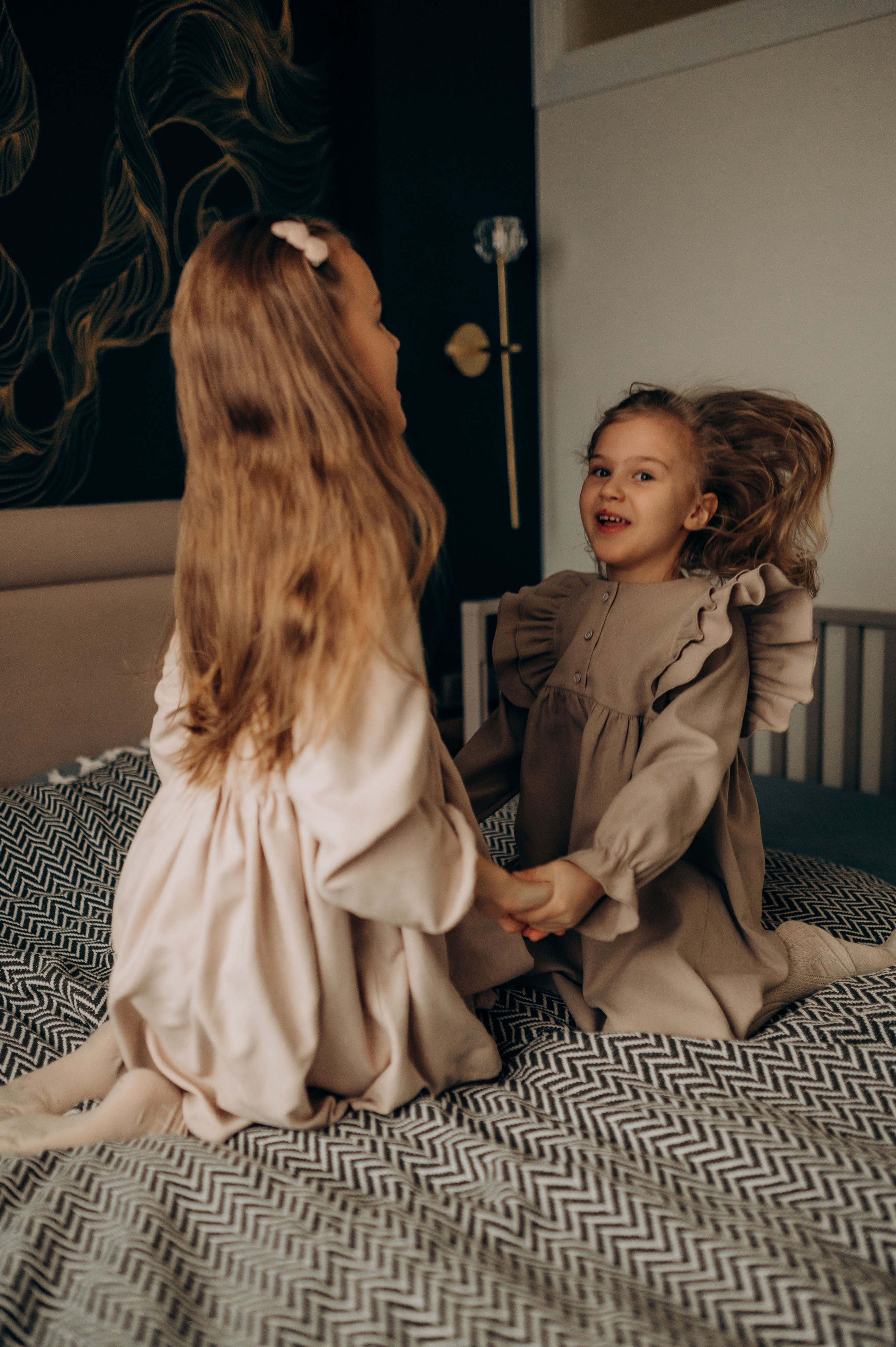 Годик младшей сестрёнке. Семейный фотограф в Домодедово и Москве Елена Пичугина