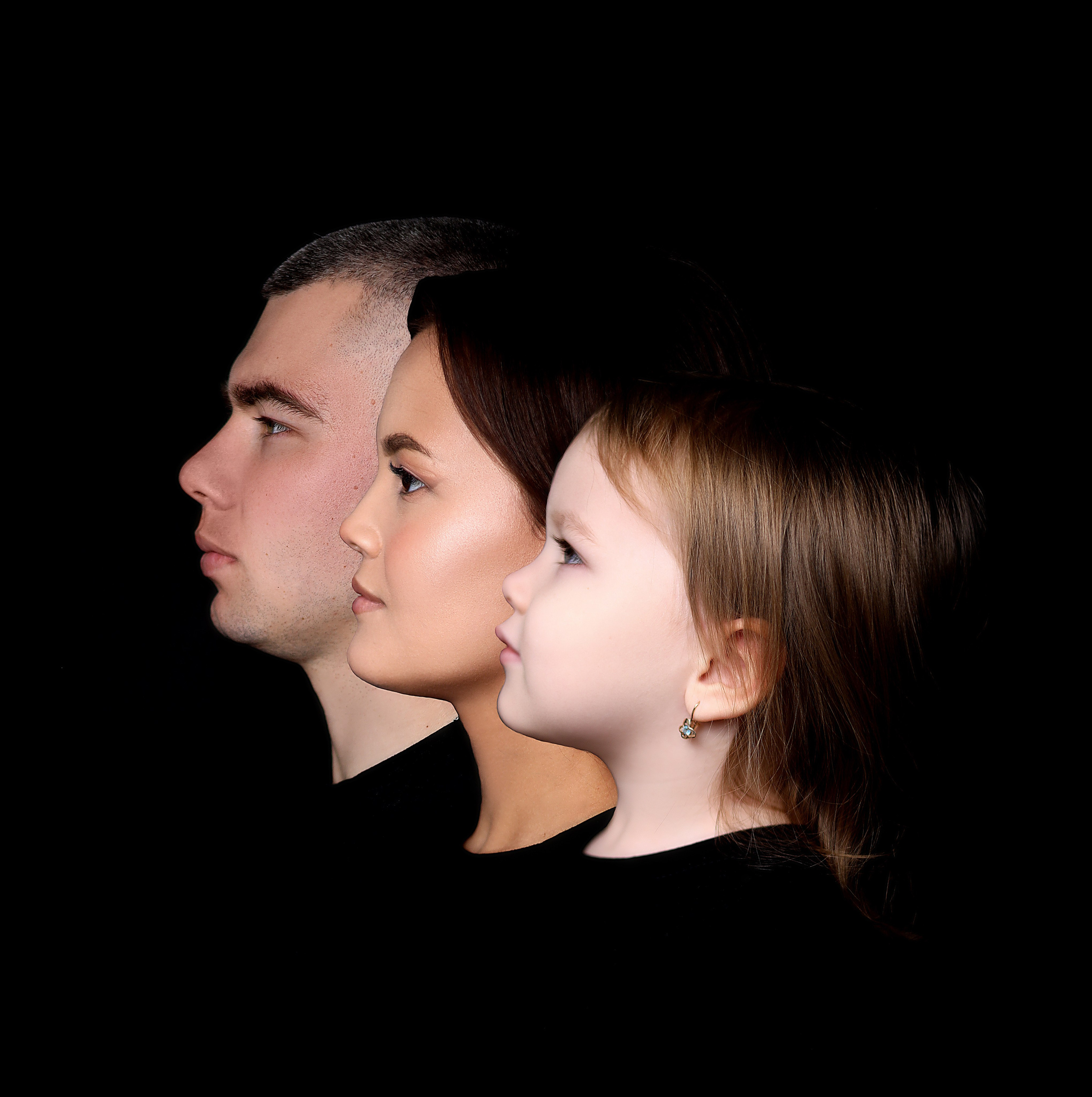 Лена, Артем и Лерочка. Фотограф Ростов-на-Дону