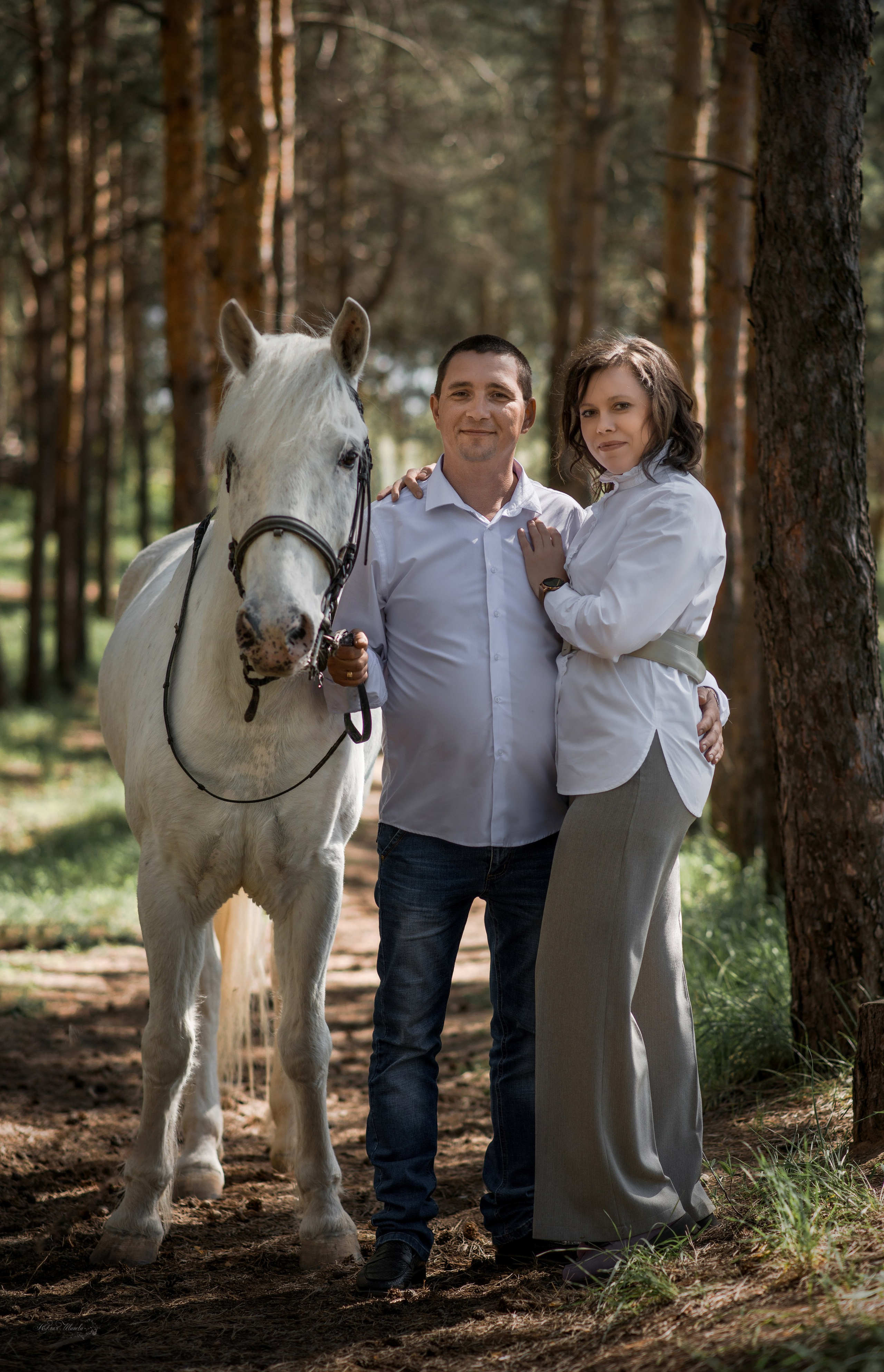 Семейная съемочка с Чингизом. Конный фотограф в Саратове Юлия Иванова