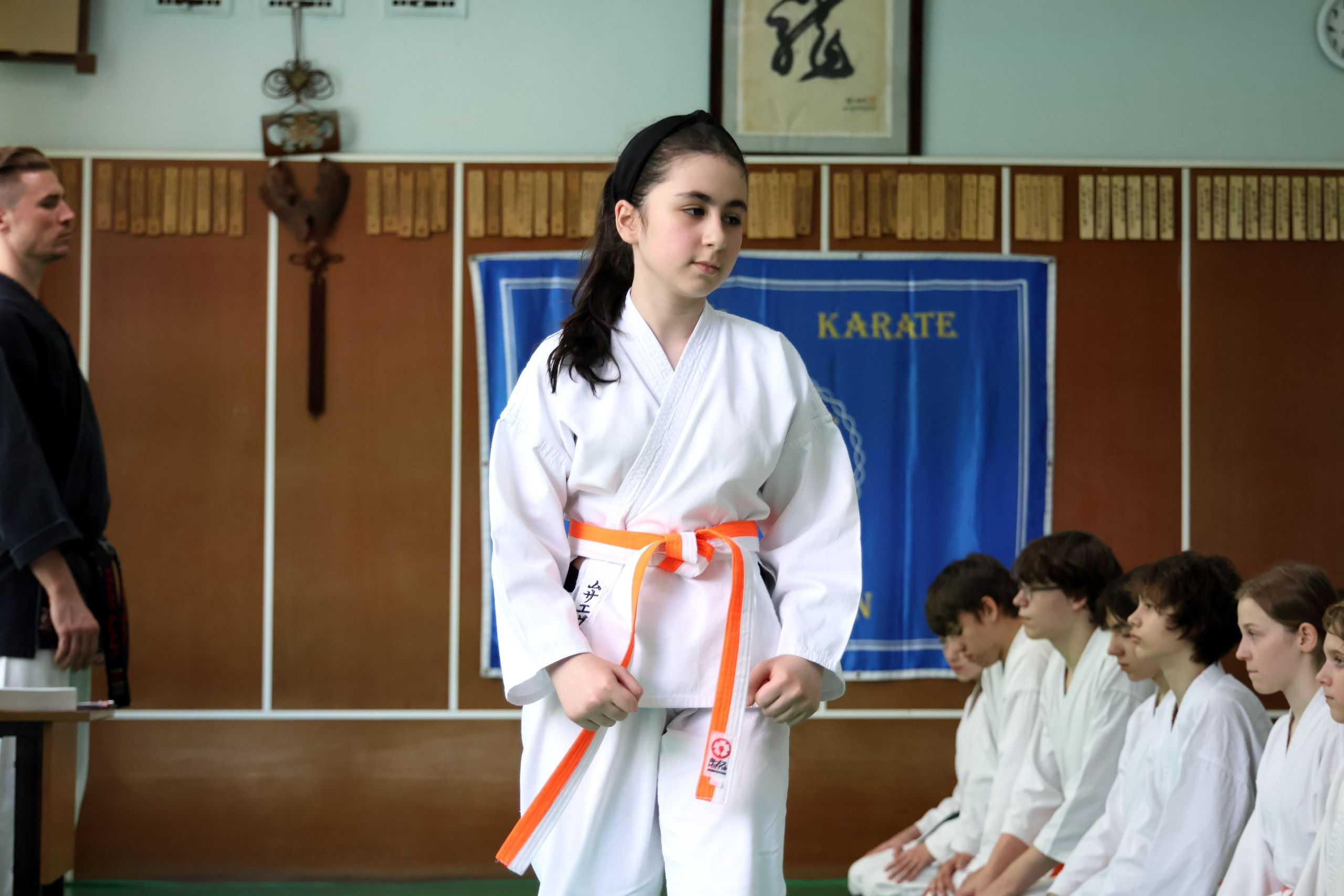 Вручение поясов в школе Окинава каратэ. Спортивный и репортажный фотограф Ермакова Светлана