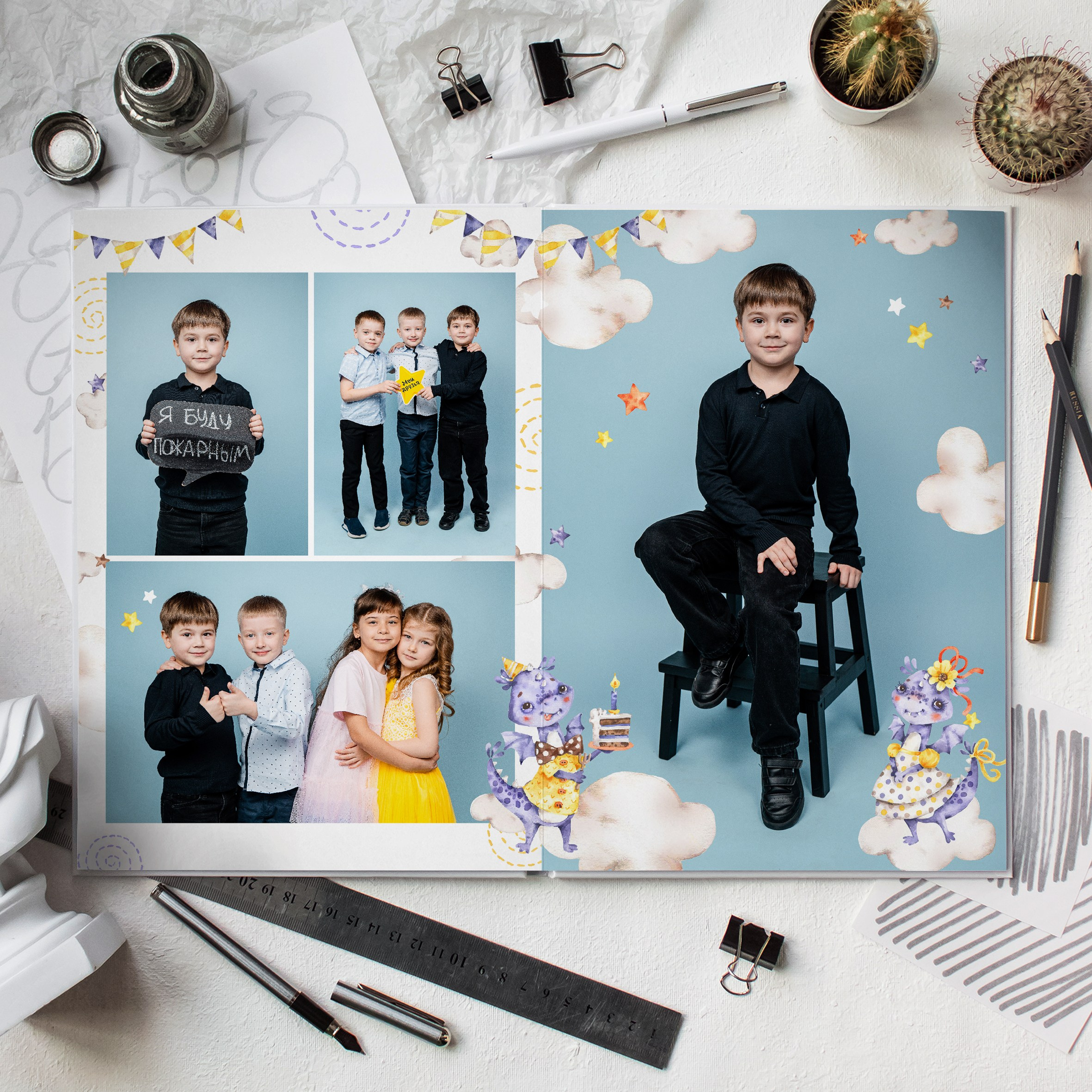 Выпускные альбомы. Детский сад. Фотограф Ольга Шупель
