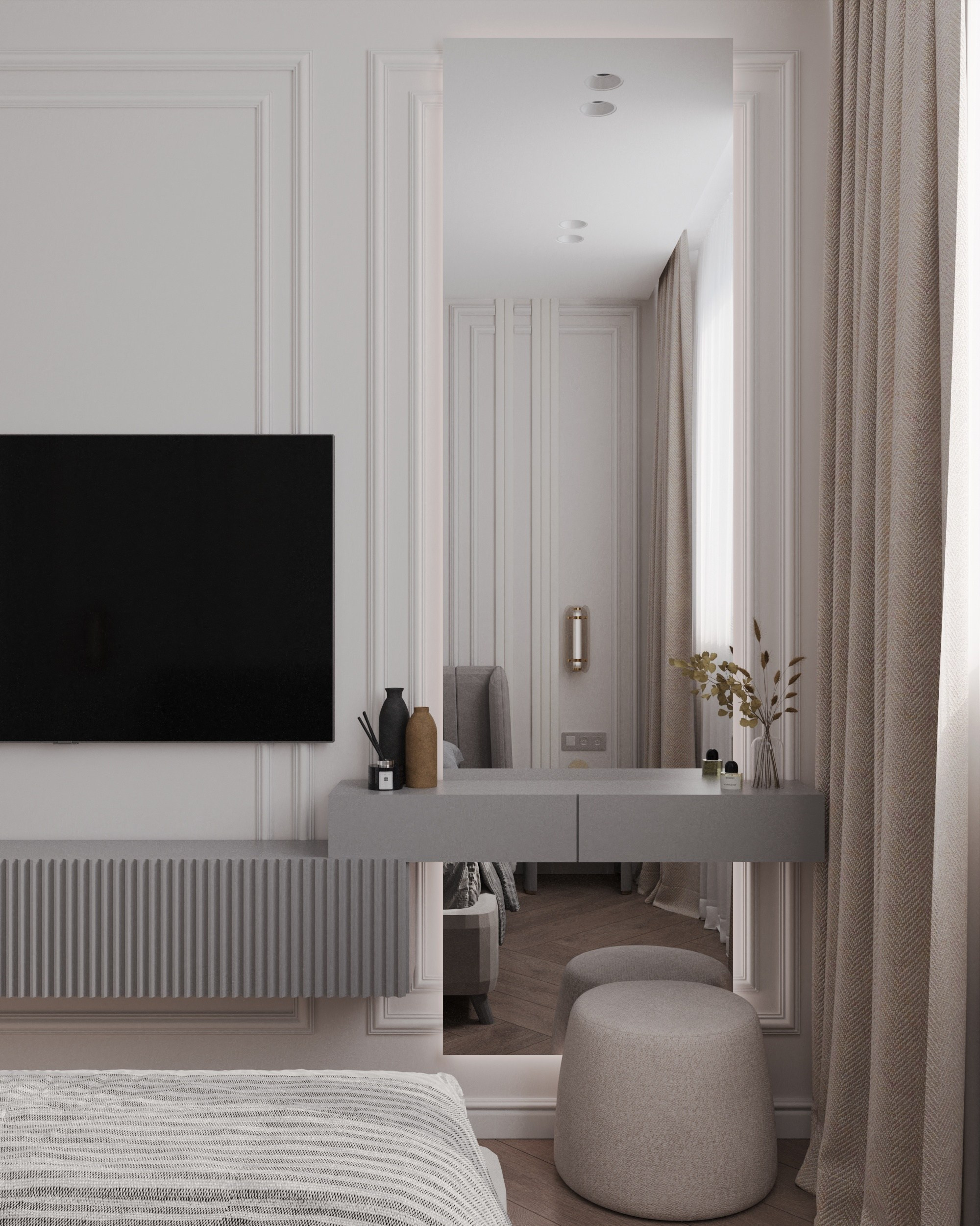 Дизайн-проект ЖК Любимово 7. Дизайн интерьеров, 3D визуализации