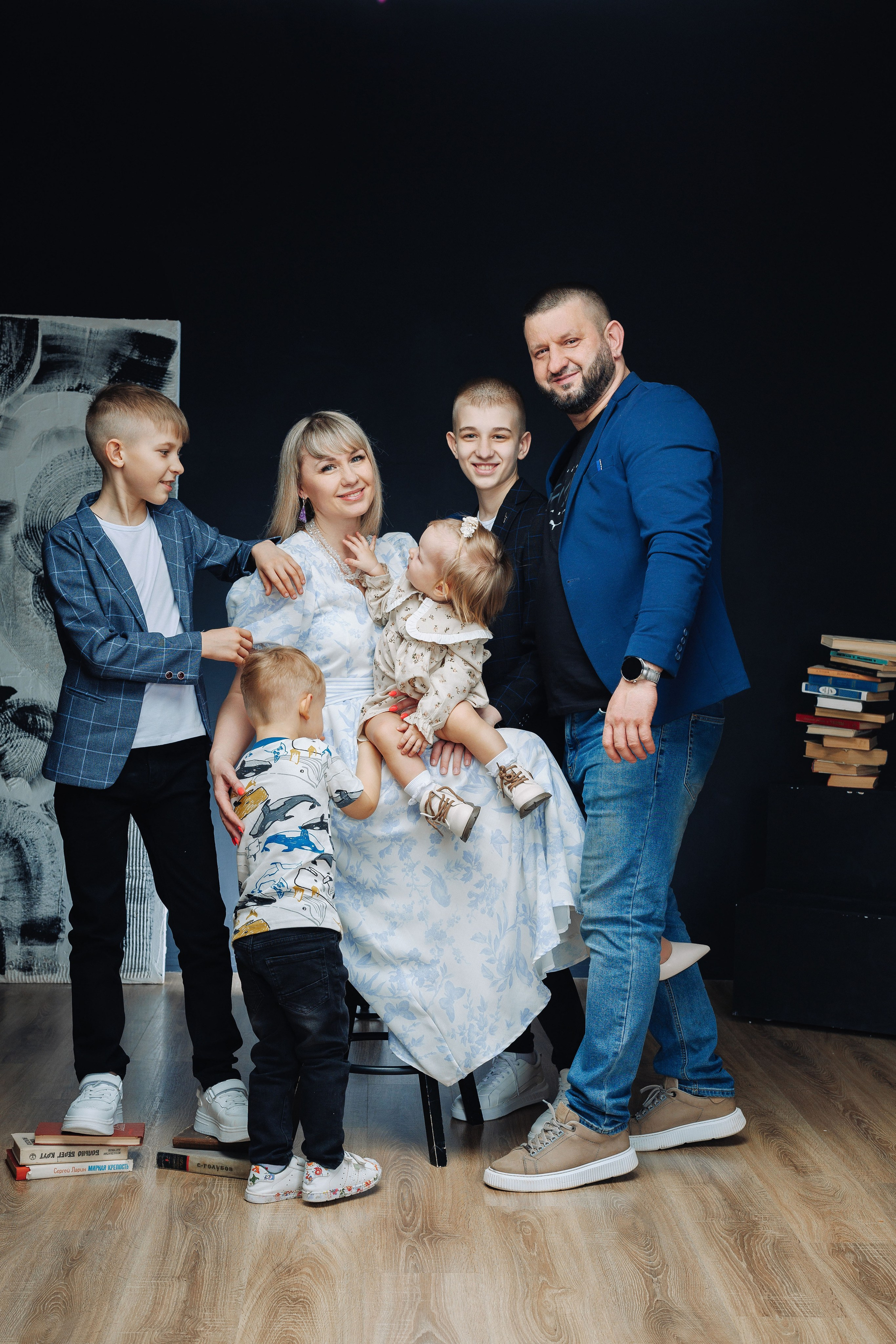 Предновогодняя  семейная съёмка 