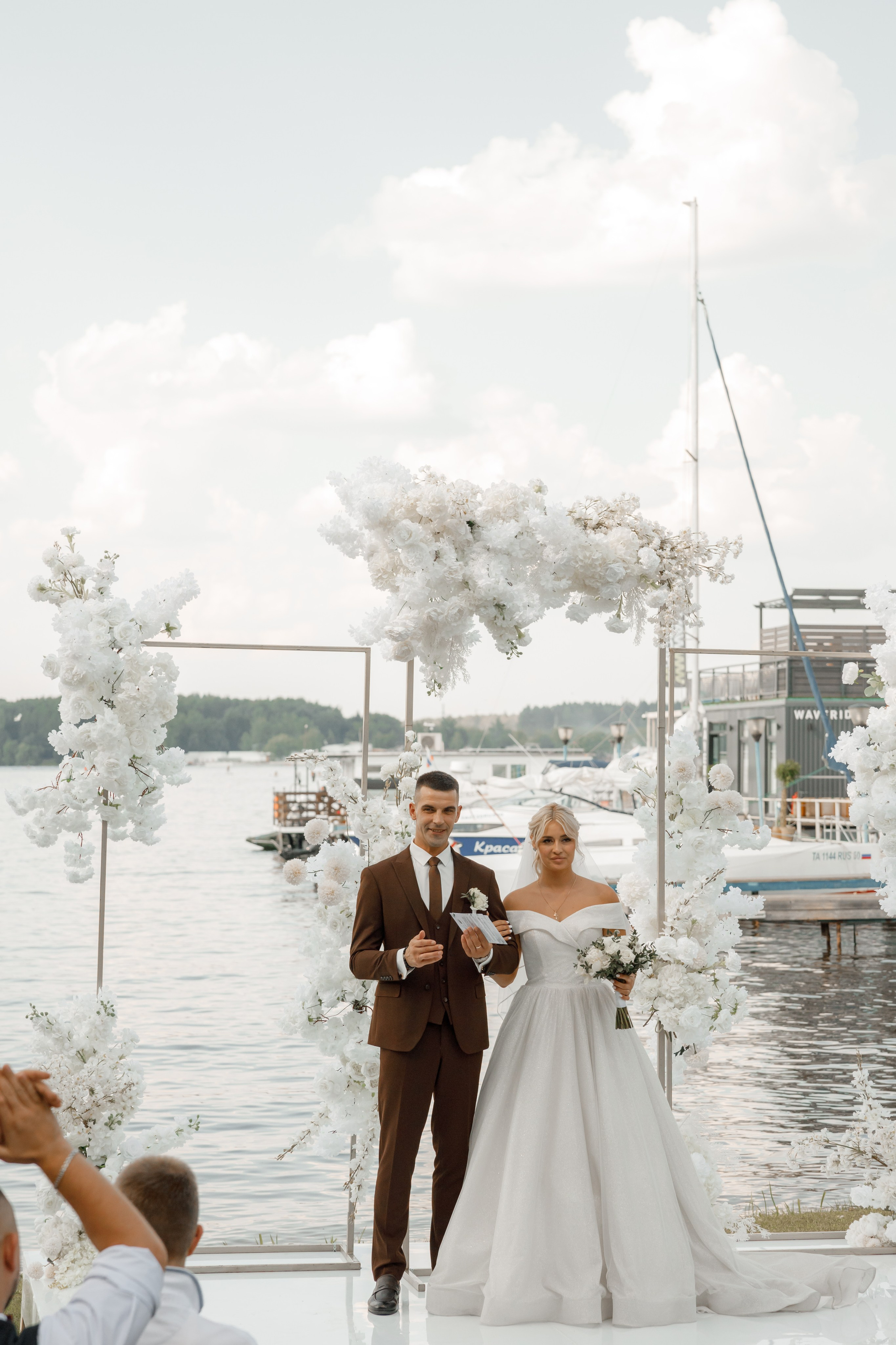 Ольга и Вадим, яхт-клуб «Портофино». Свадебный и репортажный фотограф (Москва, Королев и другие)