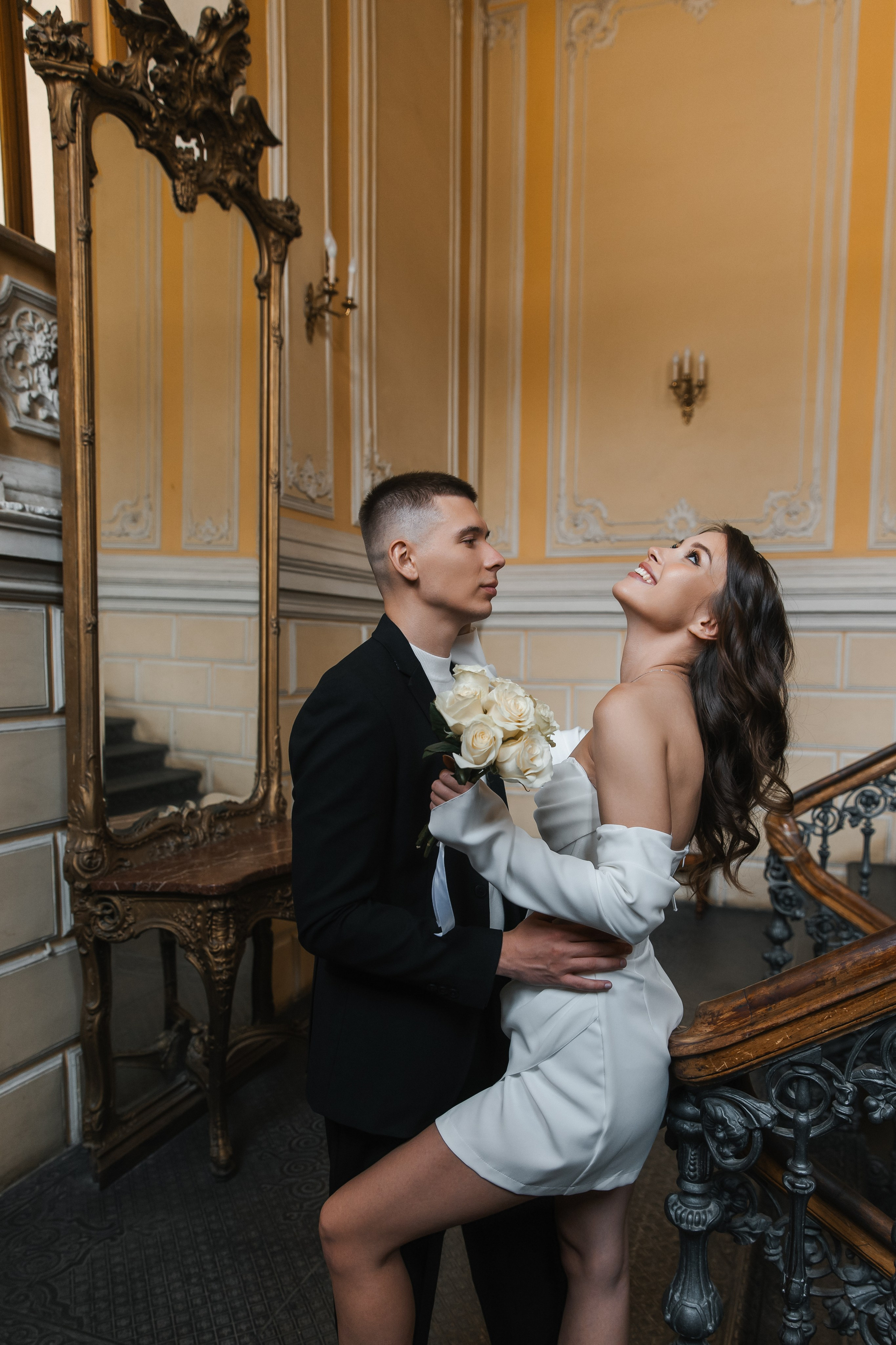 Свадебная фотосессия в Библиотеке-читальне им. А. С. Пушкина. Фотограф и видеограф Анна Домашенко