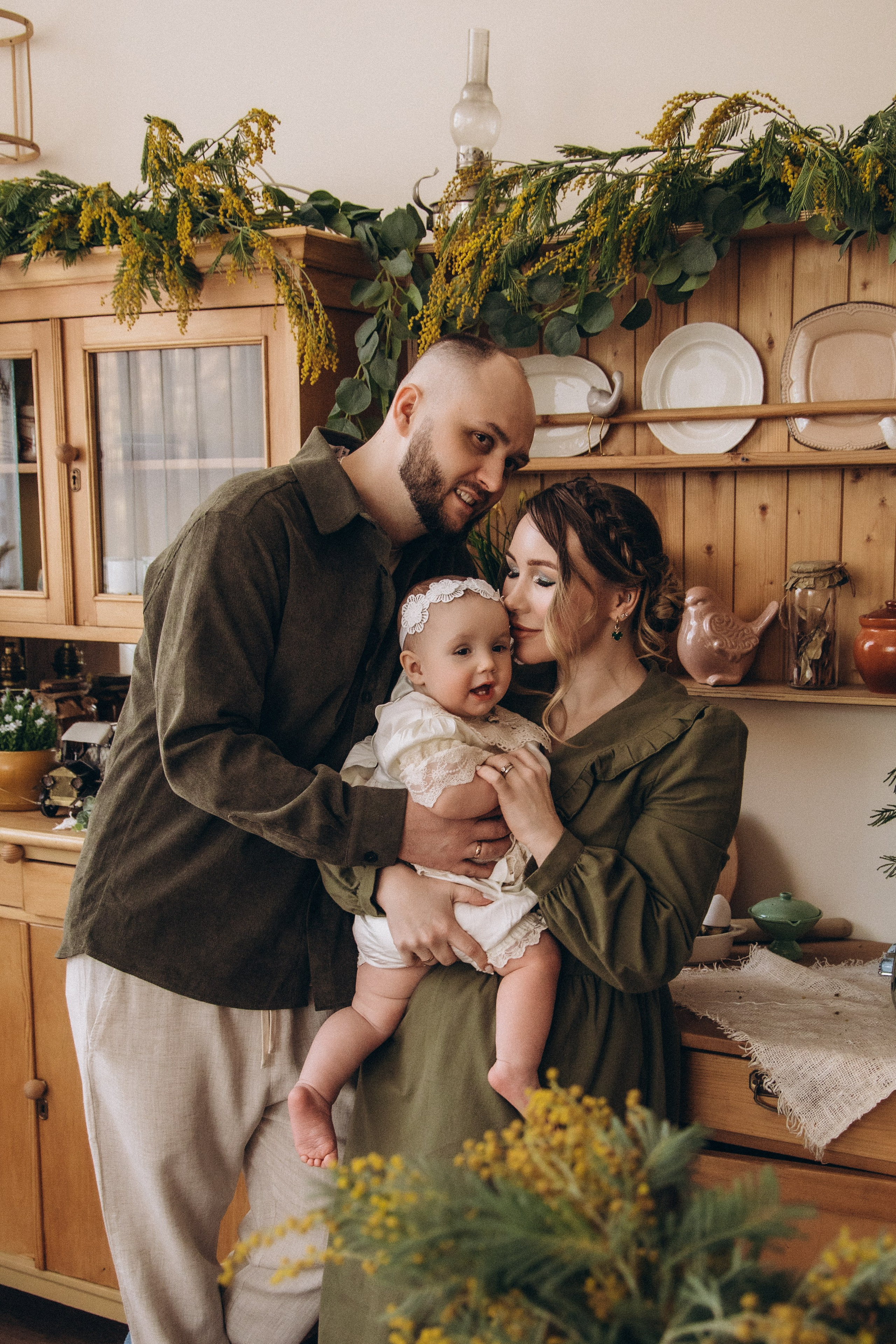 Юлия с семьёй