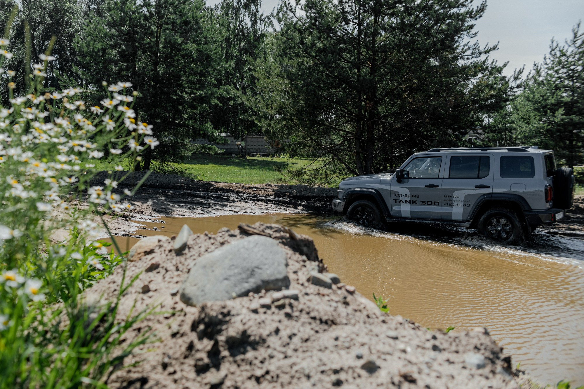 Тест-драйв TANK на Гонке Героев. Night2Day Санкт-Петербург