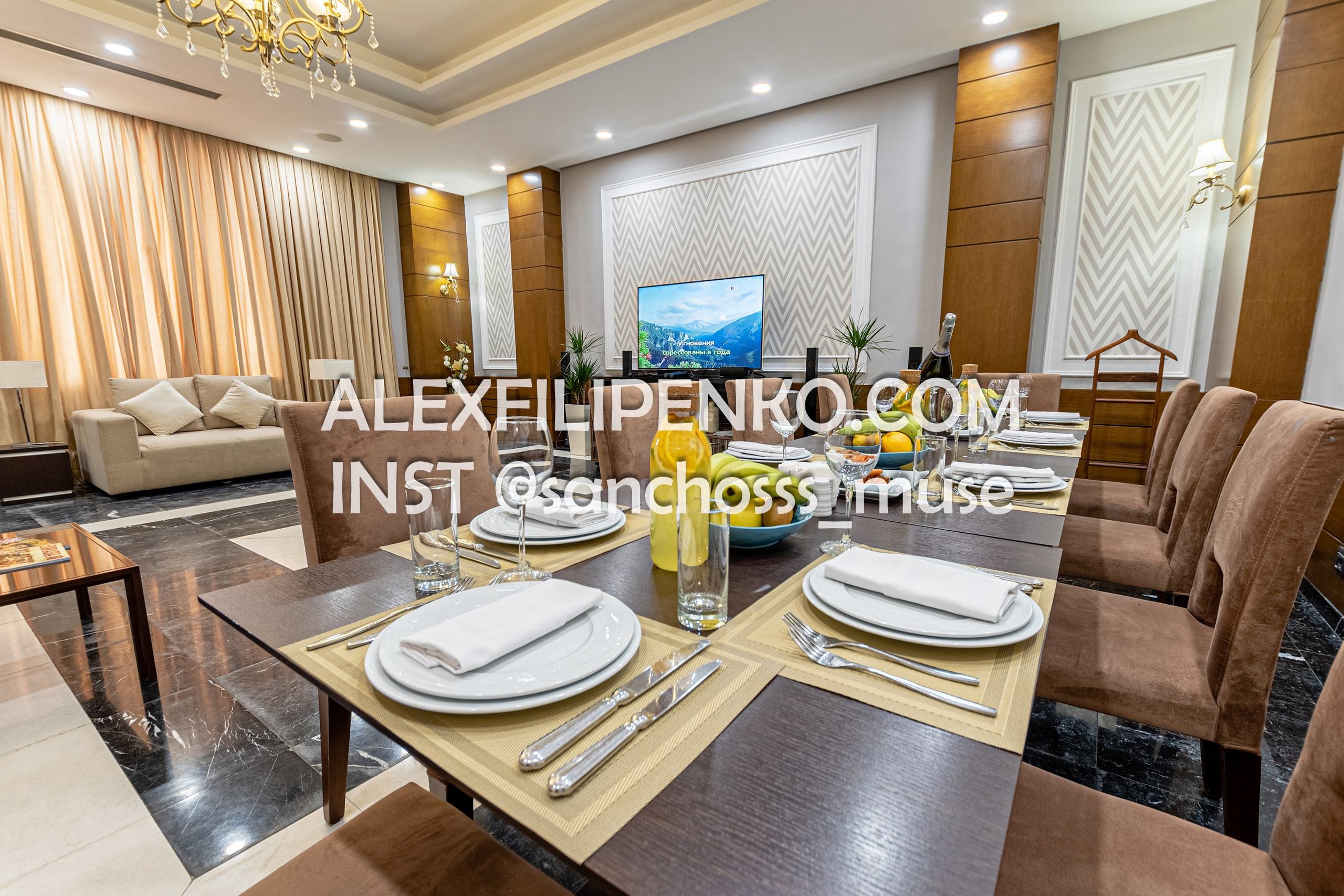 VIP зал Comfort Hotel Astana. Фотограф интерьера недвижимости и архитектуры в Астане