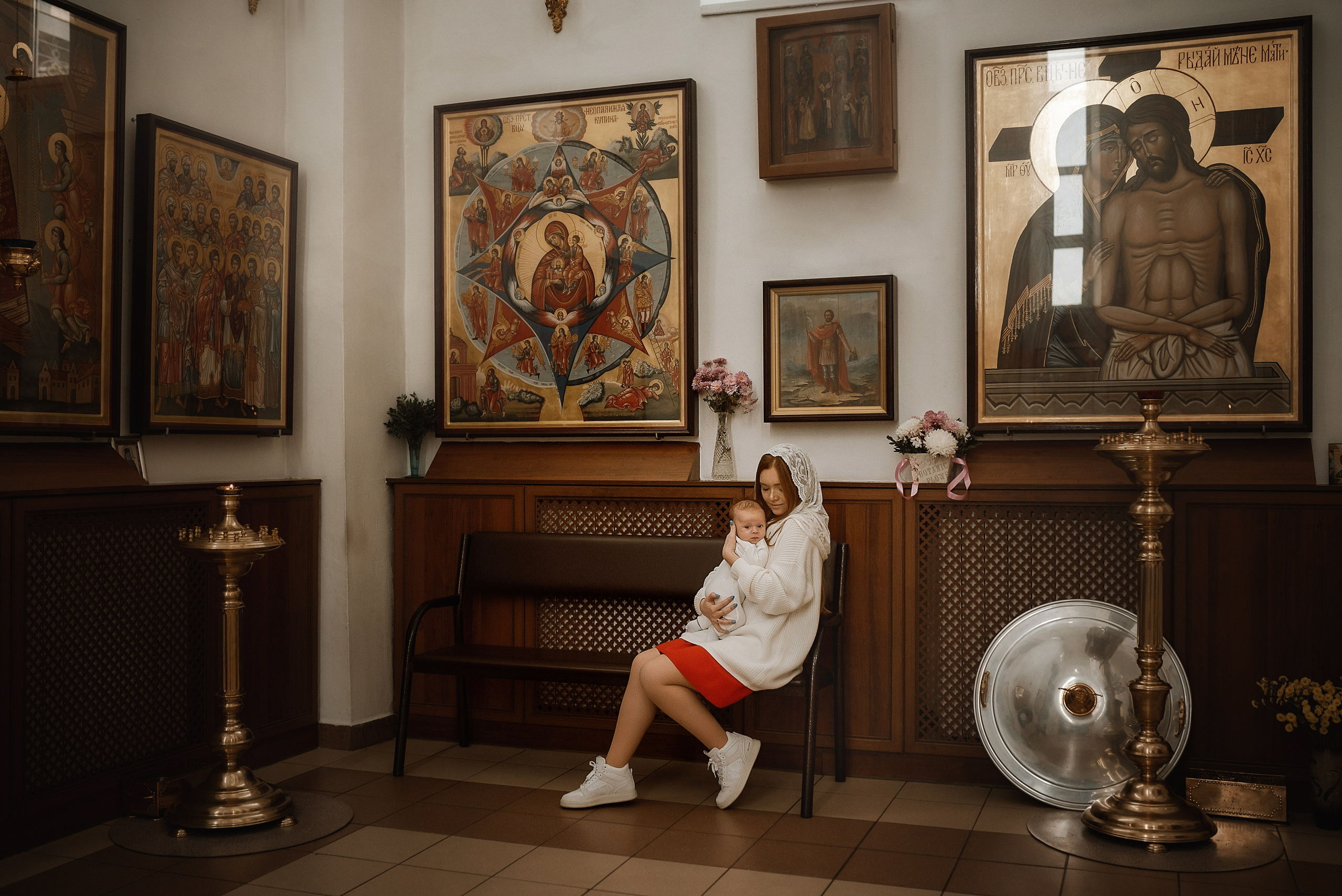 Крещение Кирилла _ Храм иконы БМ Целительница. Семейный фотограф в Ростове-на-Дону Татьяна Литвинова