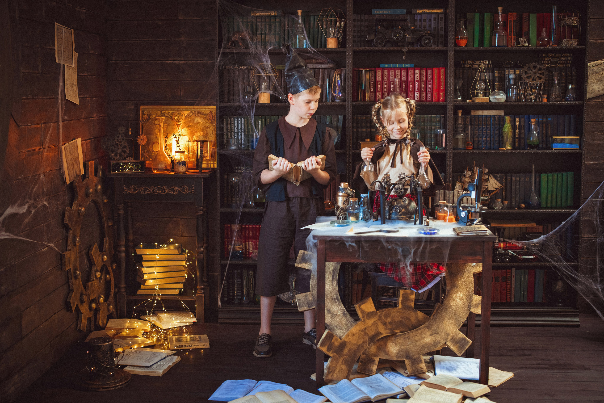 Детская фотосессия «Наука и Опыты». Семейный и детский фотограф в Краснодаре Анна Трашкова