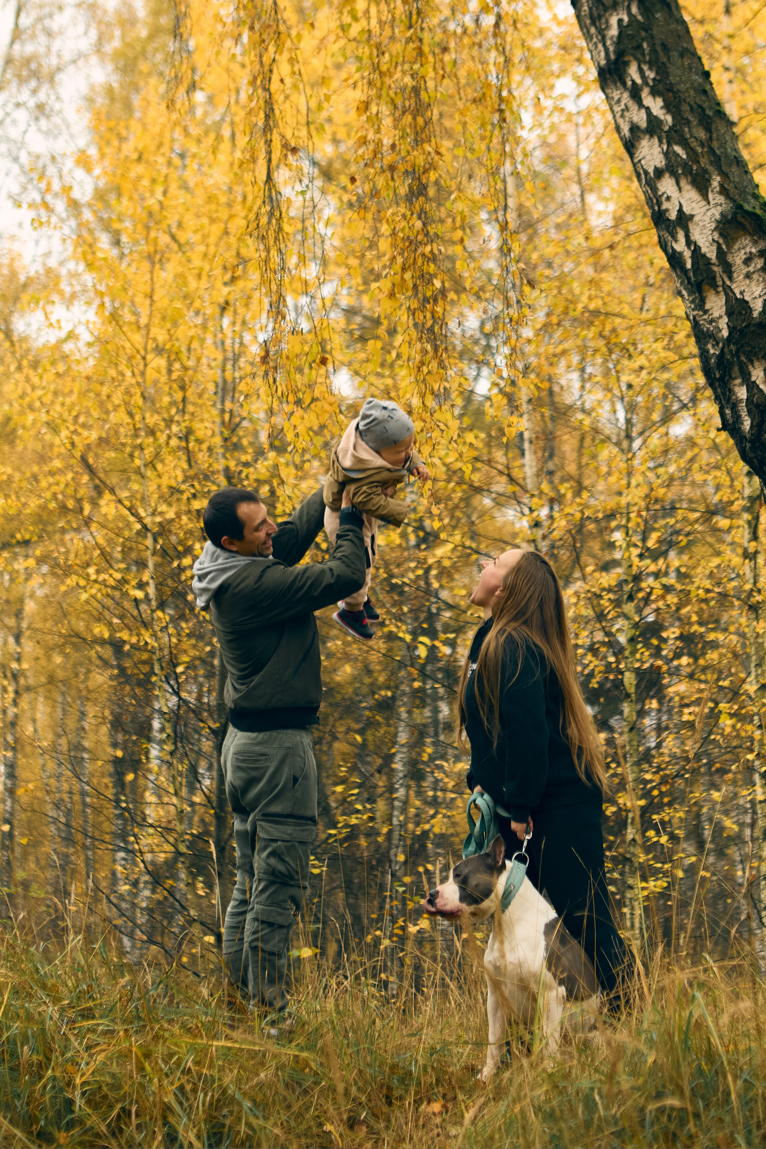 Семейная фотосессия дома и на прогулке в Москве