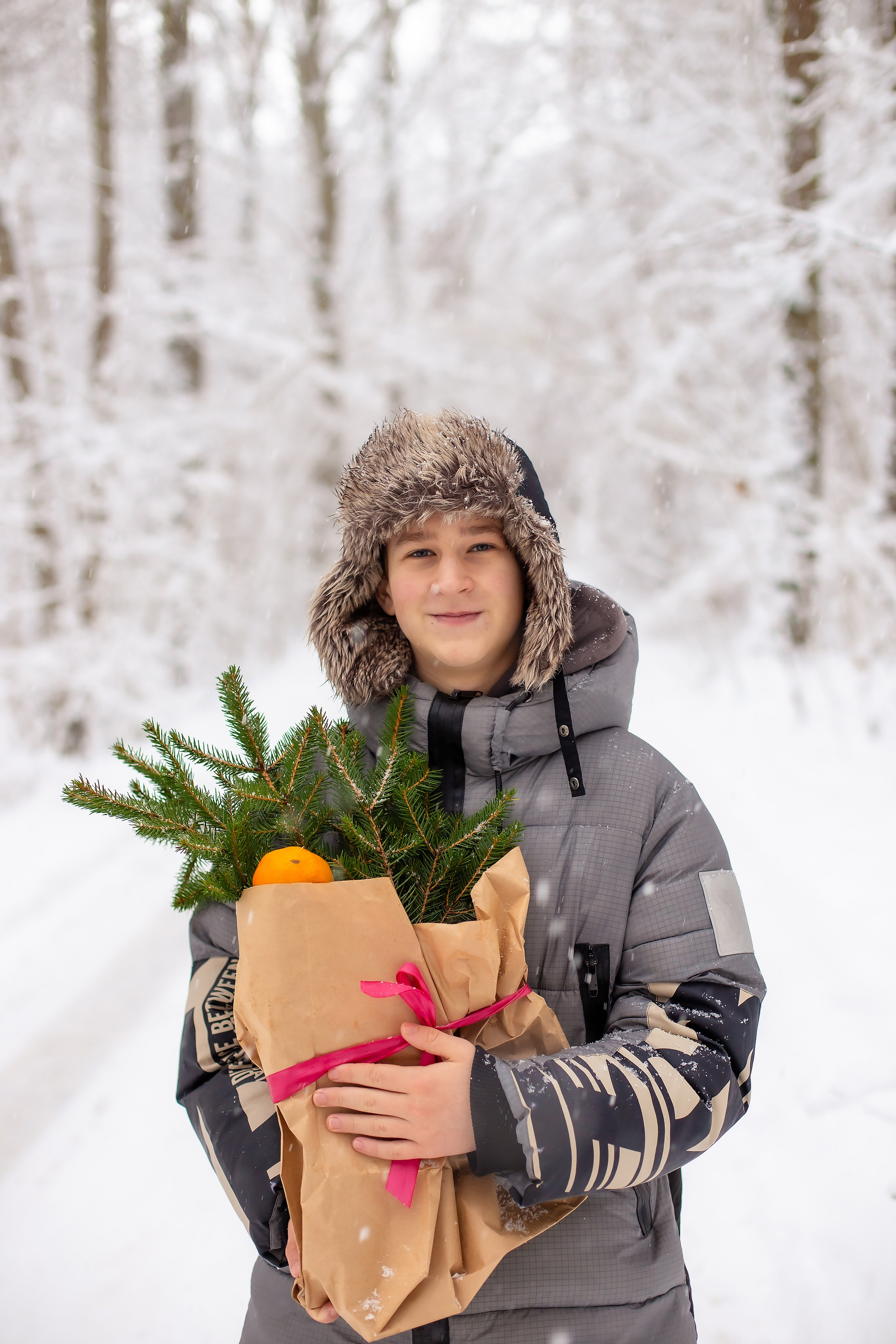 Катя и Тима. Когда выпал снег. Фотограф в Калининграде Решетникова Алина