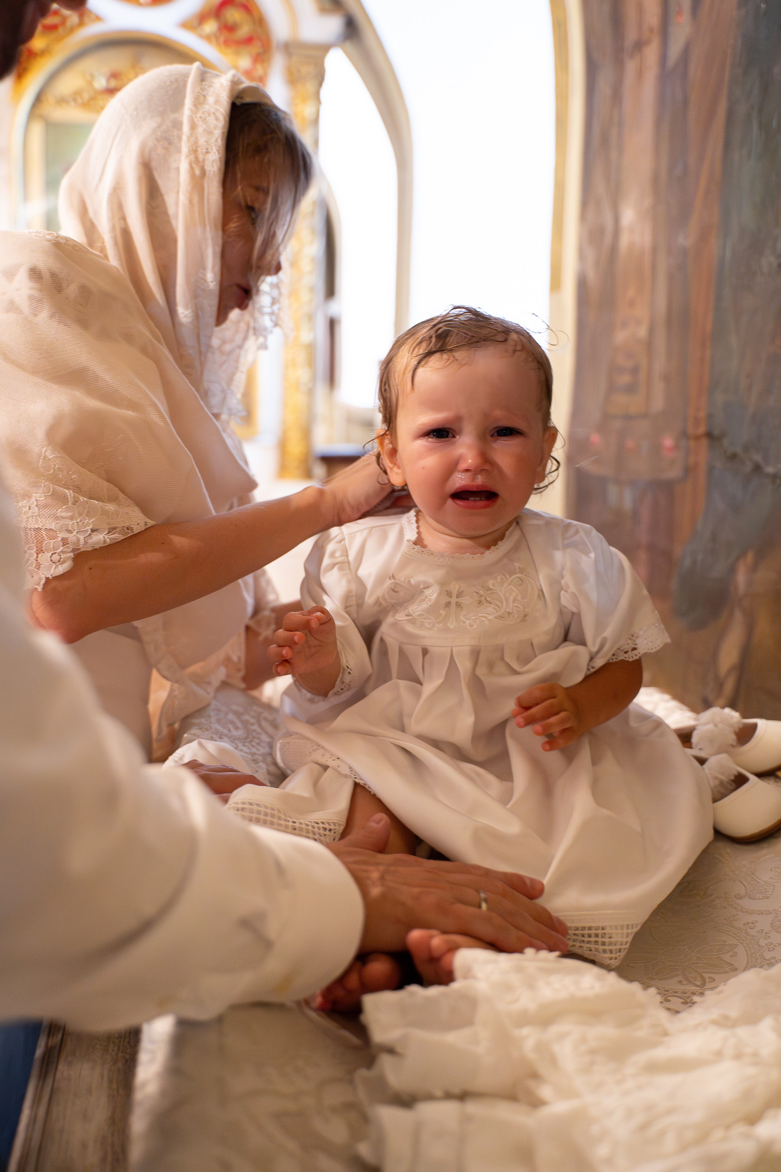 Крещение Эммы. Фотограф на роды Москва Ольга Летучева
