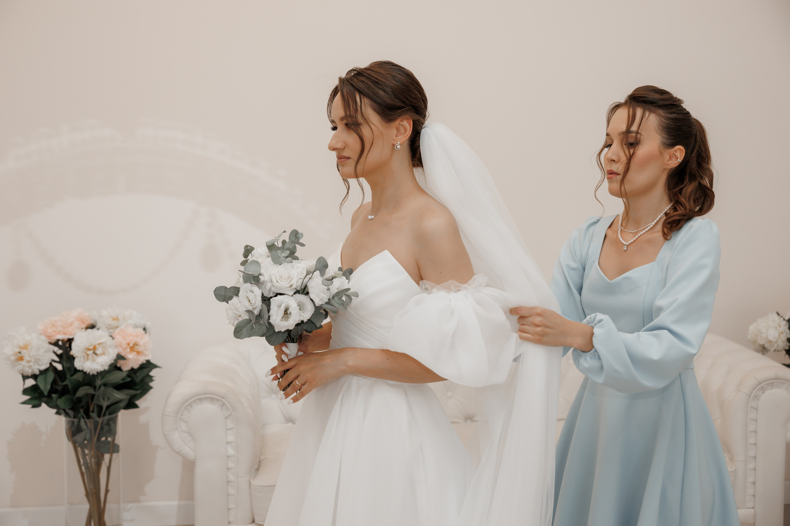 Полина и Дмитрий, загородный клуб «Барин», ЗАГС в г. Пушкино. Свадебный и репортажный фотограф (Москва, Королев и другие)