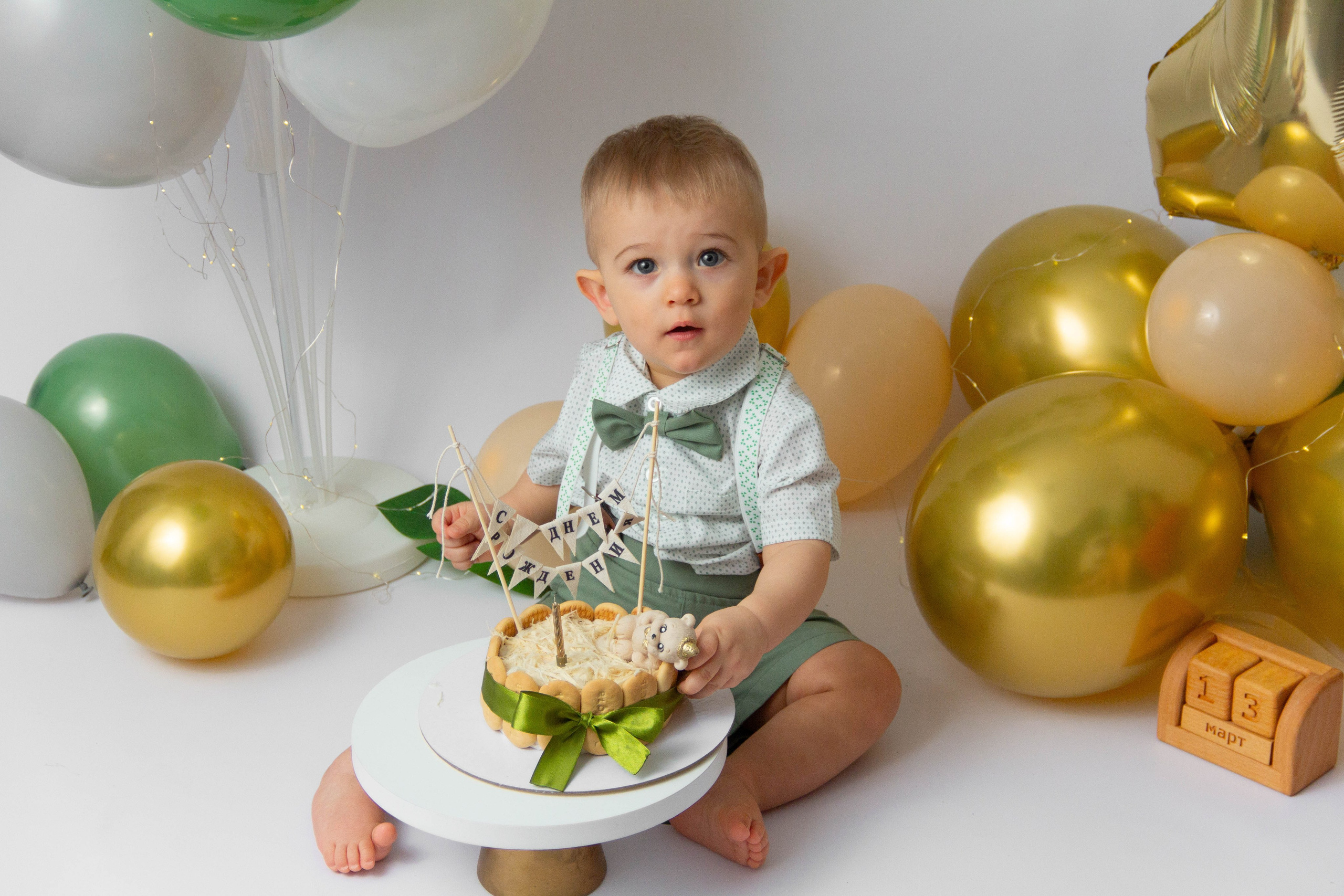 Первый годик. Детский и семейный фотограф в Москве и МО