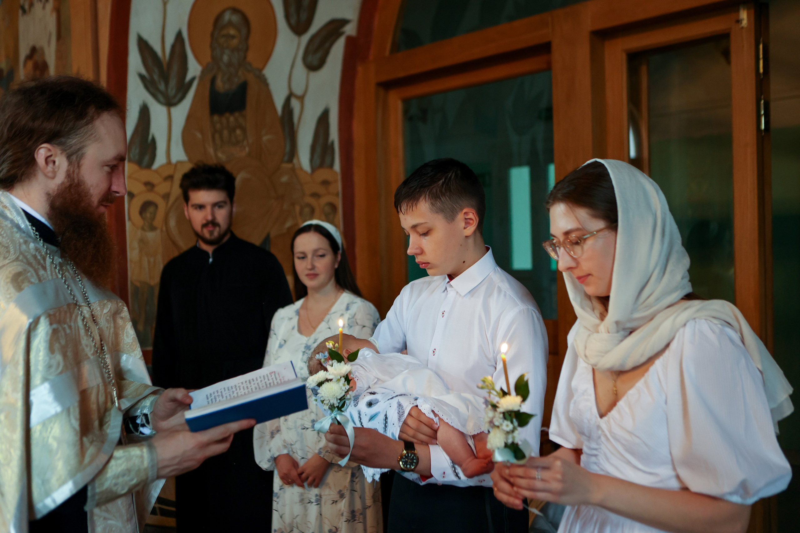 Крещение, Свято-Троицкая Сергиева Лавра. Фотограф новорожденных. Детский и семейный фотограф Марьяна Юдина