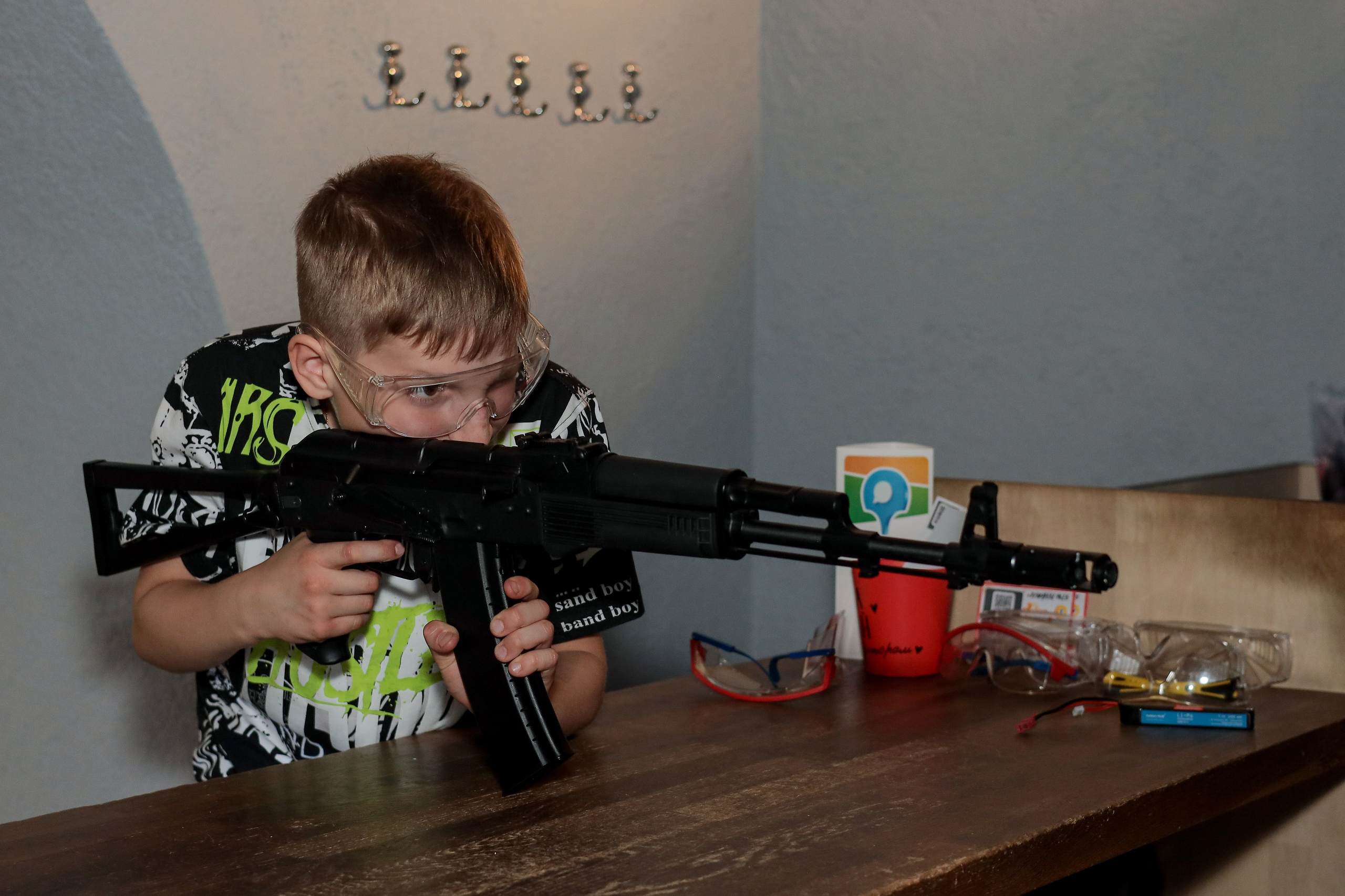 День рождение в стрелковом клубе. Фотограф Надршина Лилия