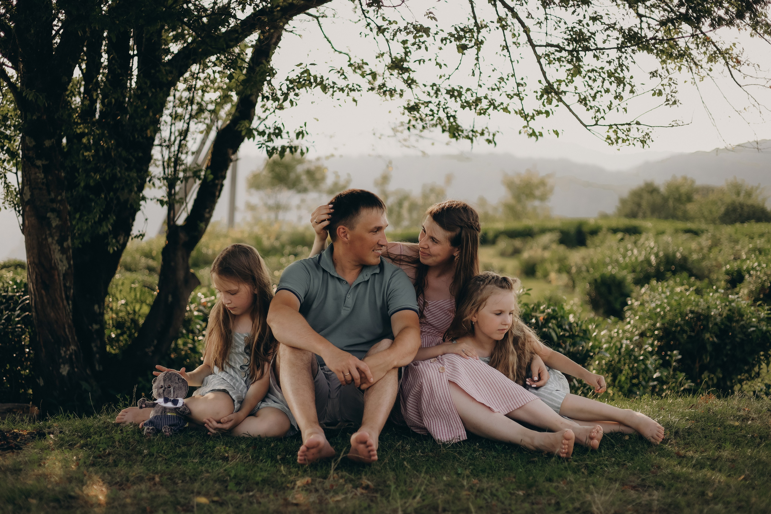 Ксеня, Андрей, Даша, Василина. Семейный фотограф Екатерина Еремеева
