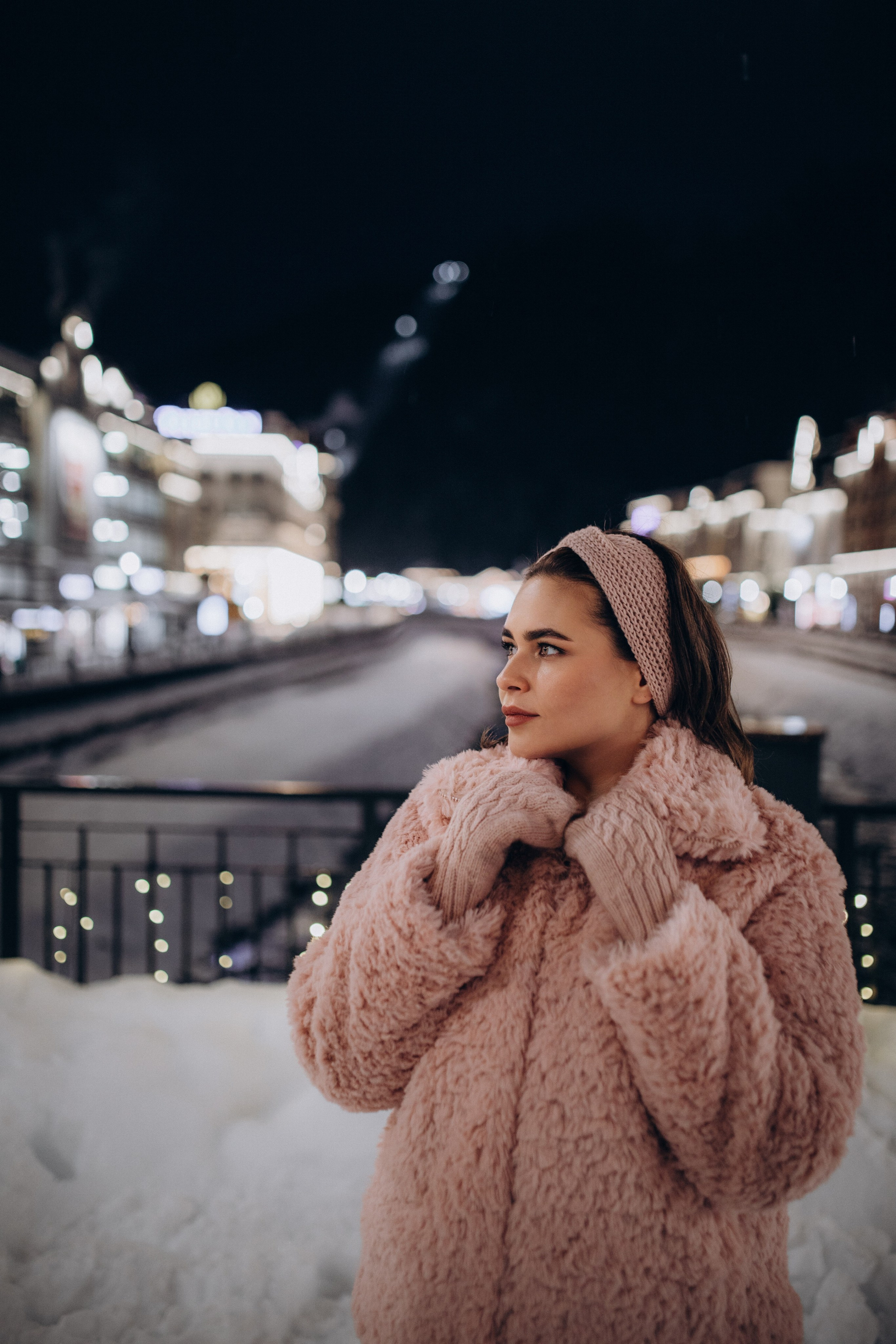 Зимняя прогулка на Розе Хутор с Кристиной. Фотограф Елизавета Балакир