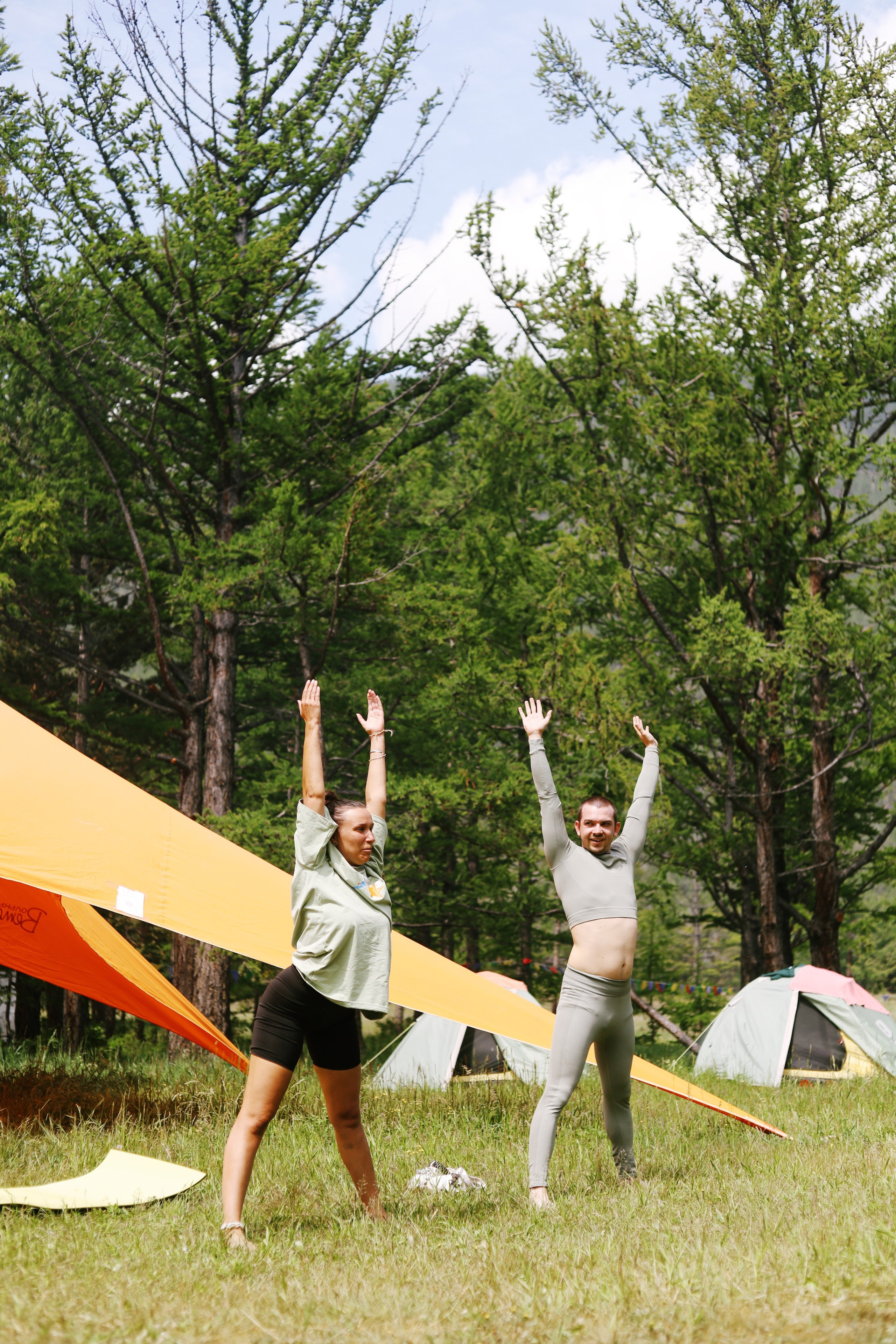 Лето 2024 / палатки. 1642 — первый лагерь для взрослых на Байкале