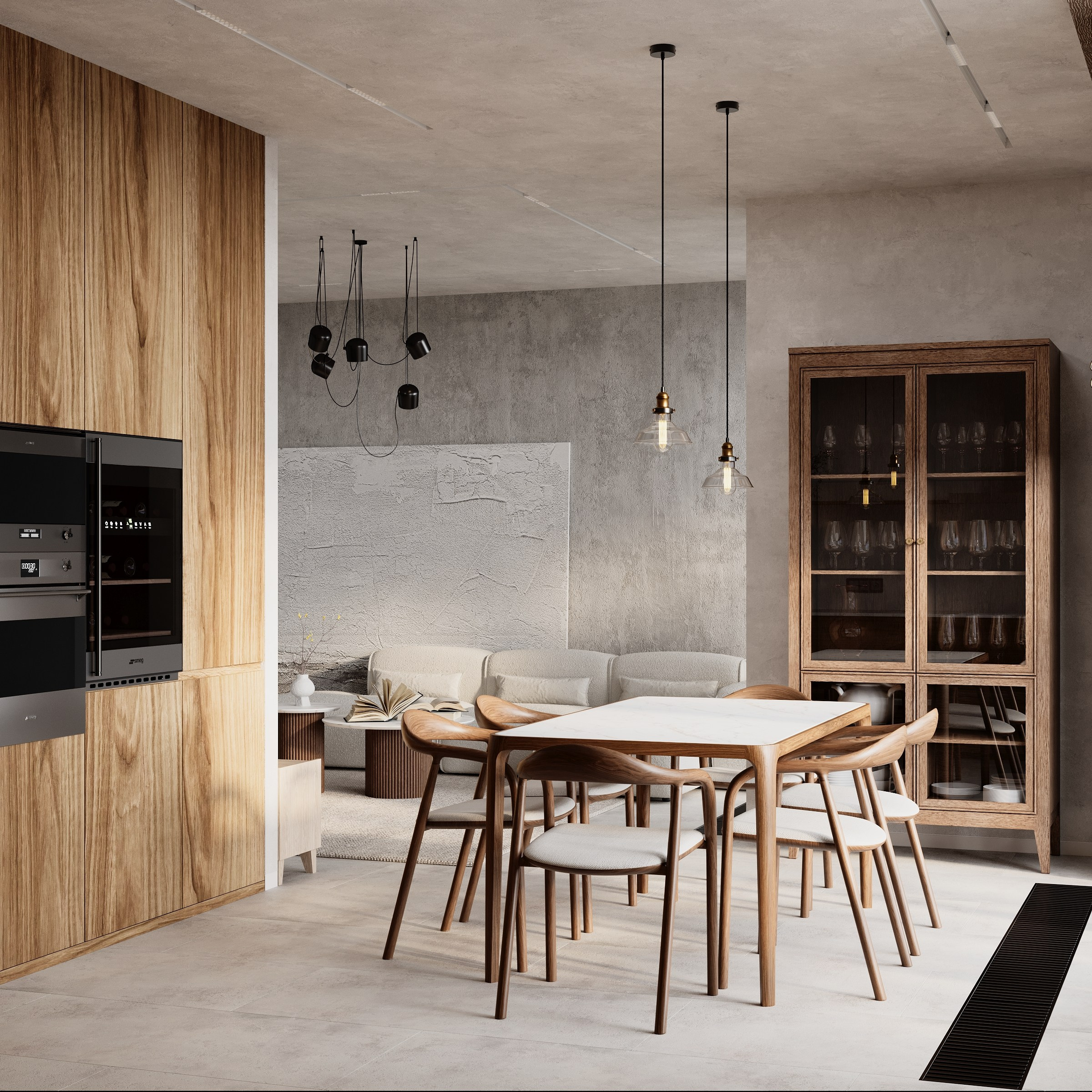 Квартира в Москве 2. Визуализация дизайна интерьера