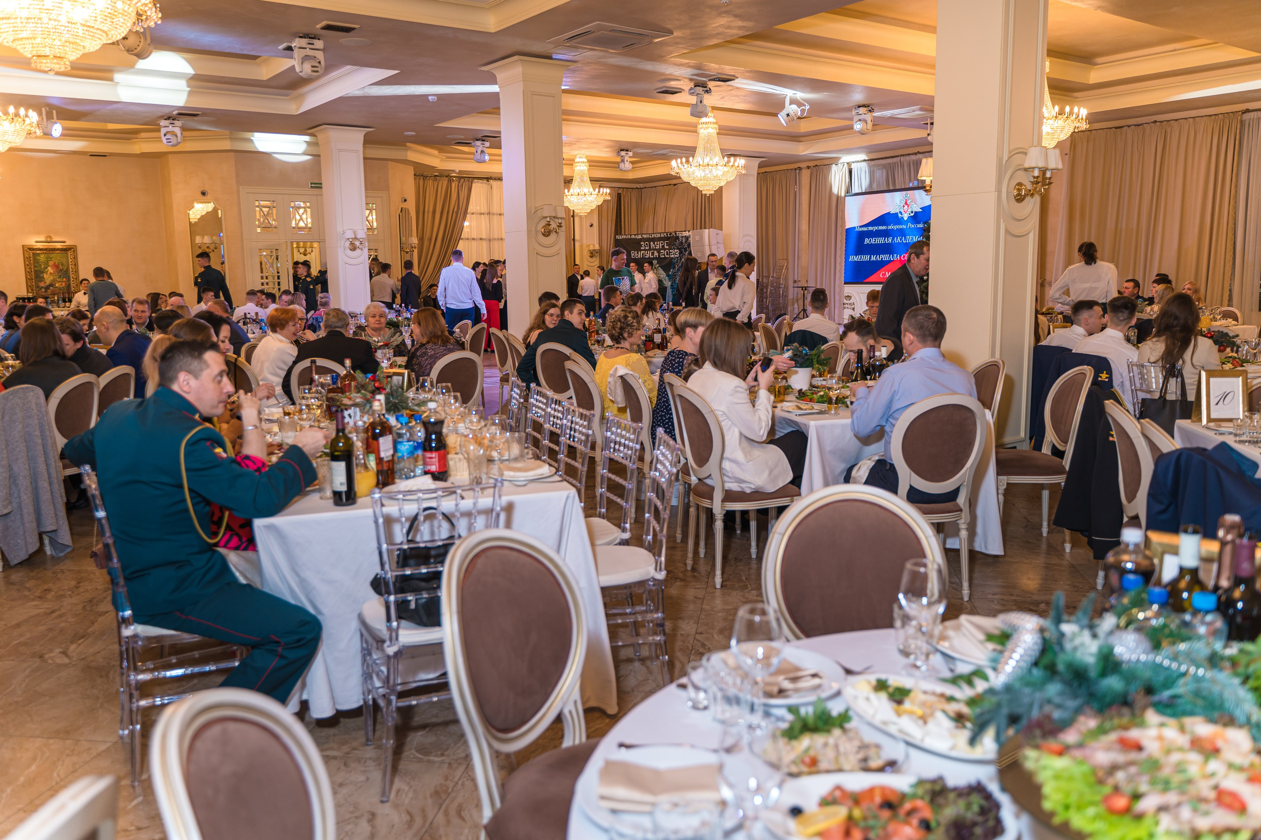 Фотосъемка выпуска военной академии и вручение дипломов