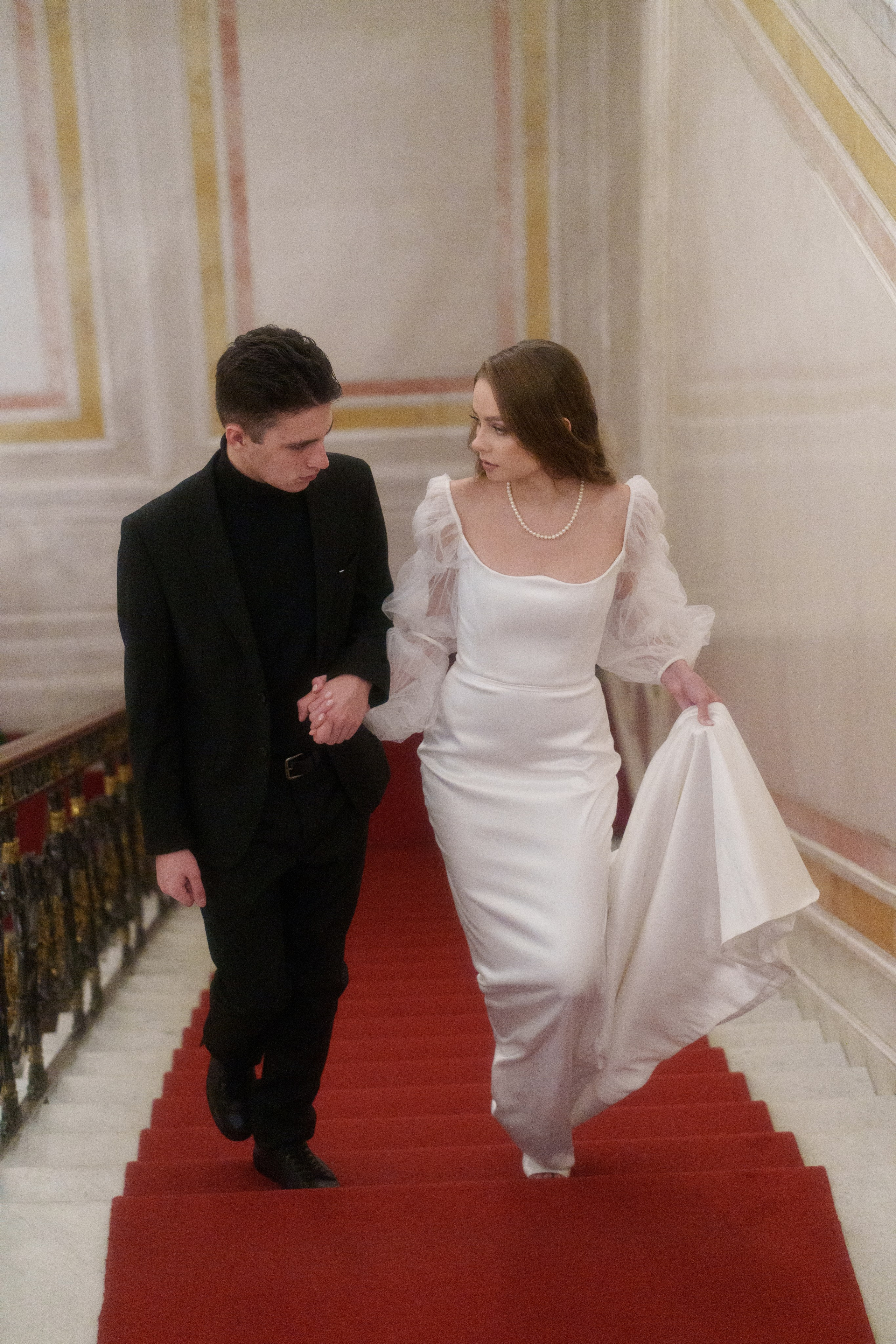 Фотосессия в Эрмитаже упрекрасно передаст Ваш стиль свадьбы!