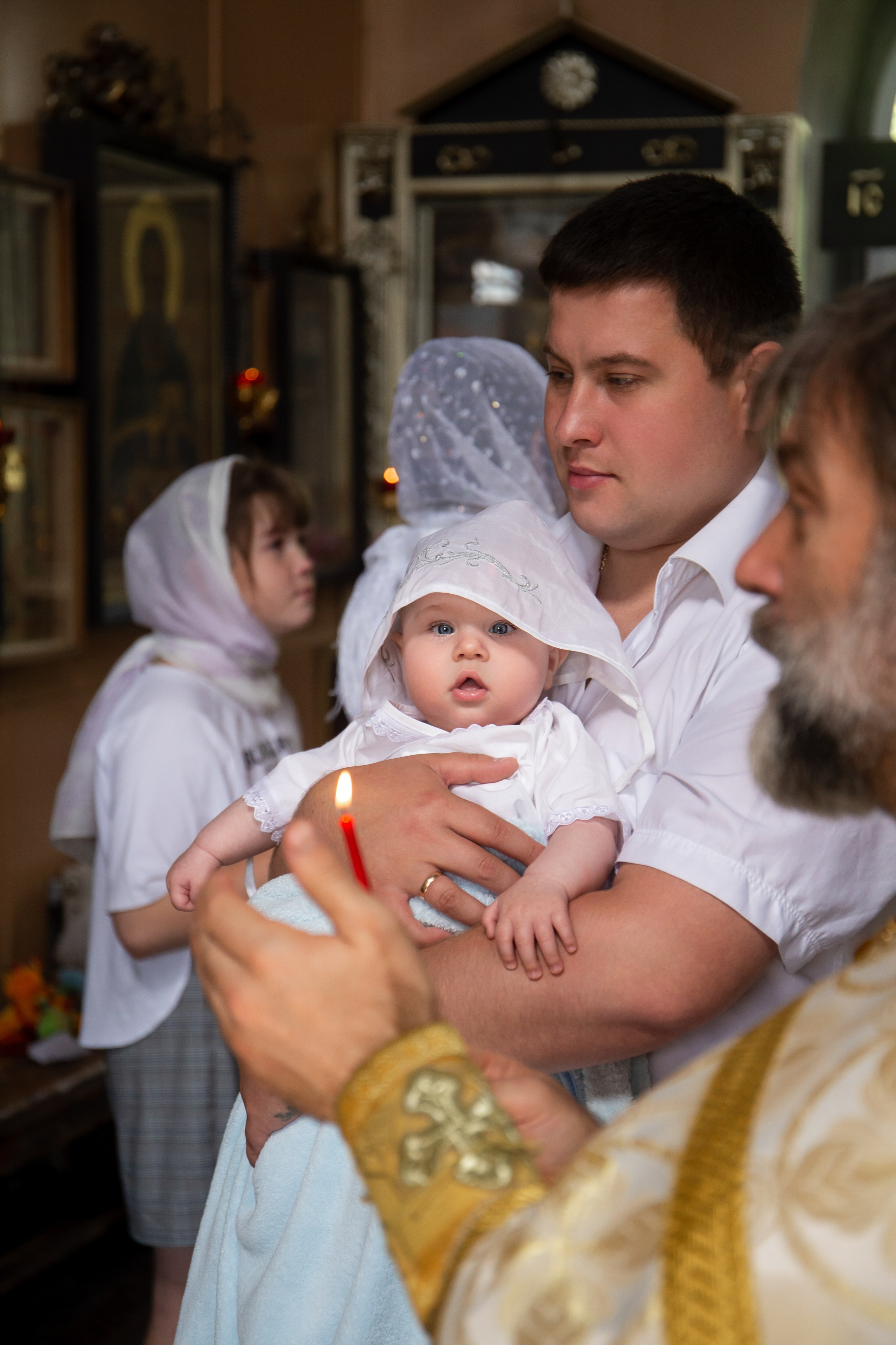 Крещение Андрюши, Храм Покрова Пресвятой Богородицы в селе Жестылево. Фотограф Дмитров и МО Валентина Халикова