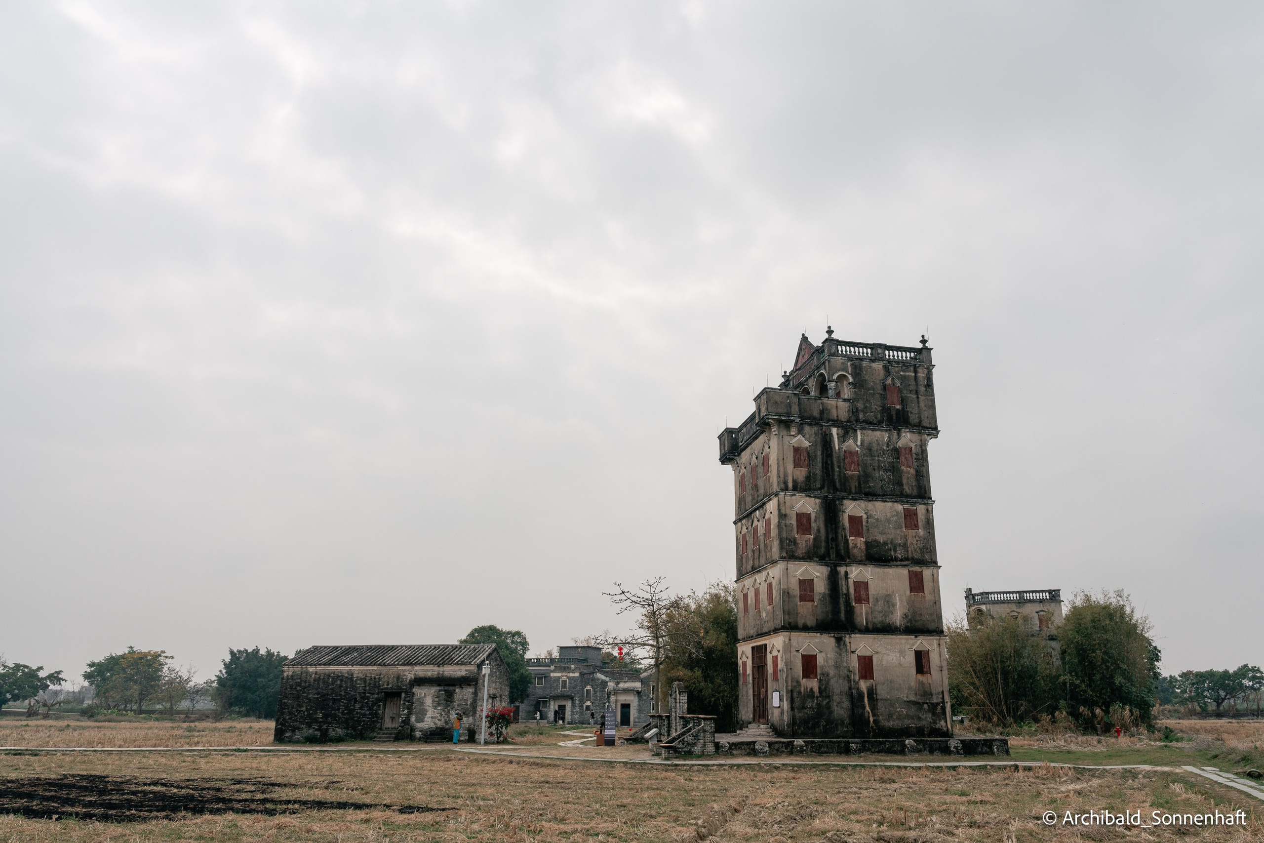 Diaolou in Kaiping. Photographer in Guangzhou, China. Archibald Sonnenhaft