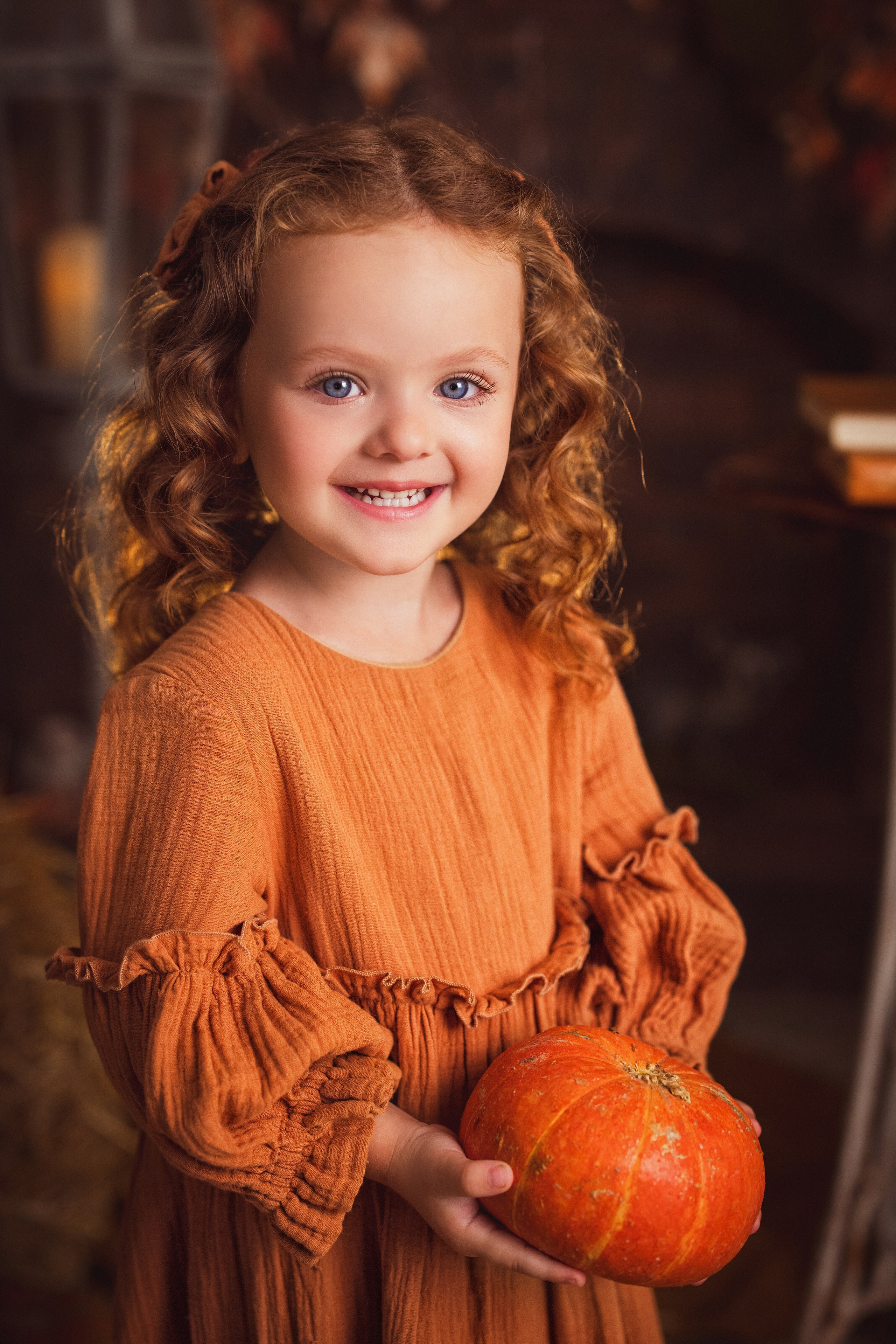 Детская осенняя фотосессия в фотостудии «Авторская». Семейный и детский фотограф в Краснодаре Анна Трашкова