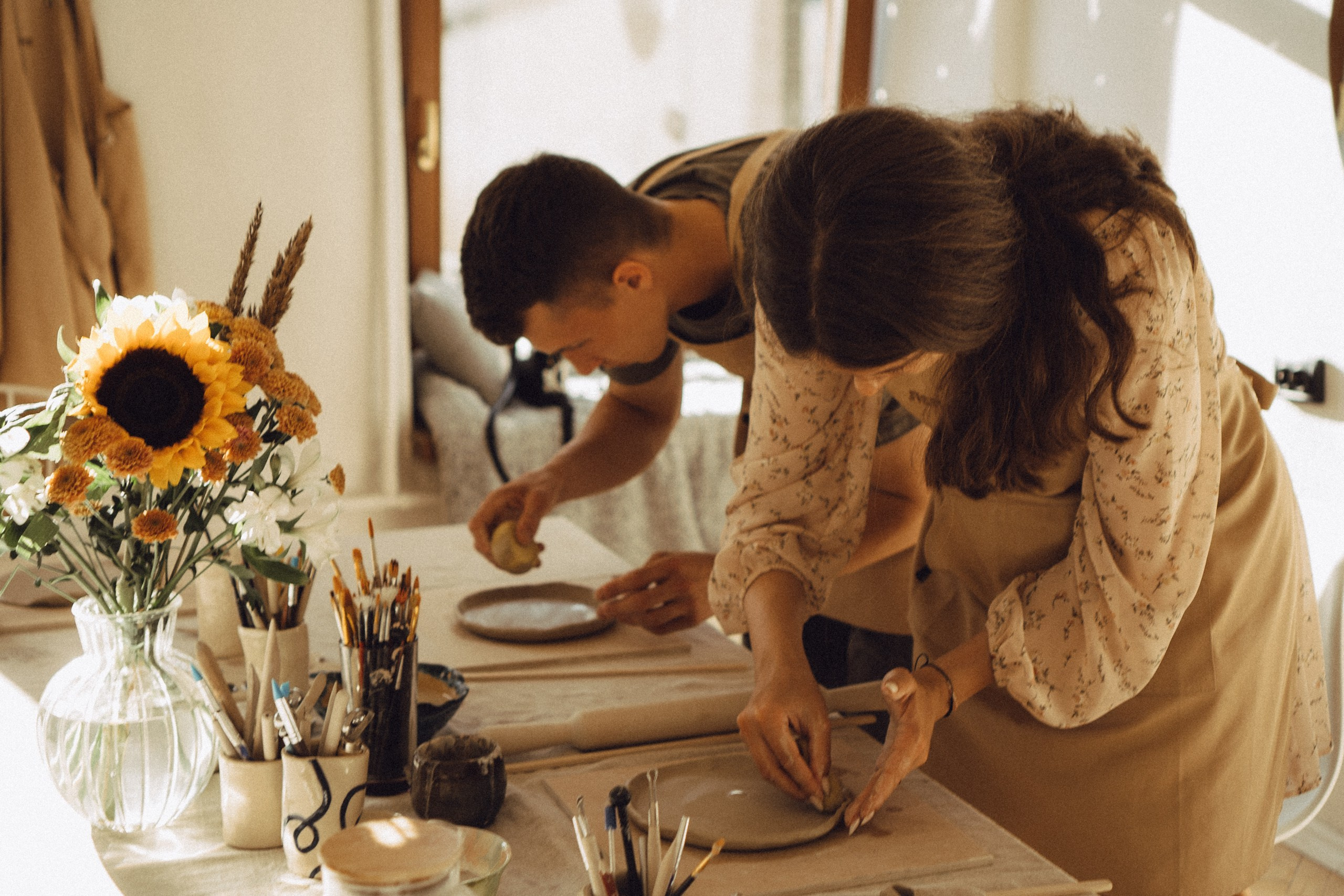 Любовь в студии лепки. Профессиональный фотограф, Санкт-Петербург — Виктория Богомолова