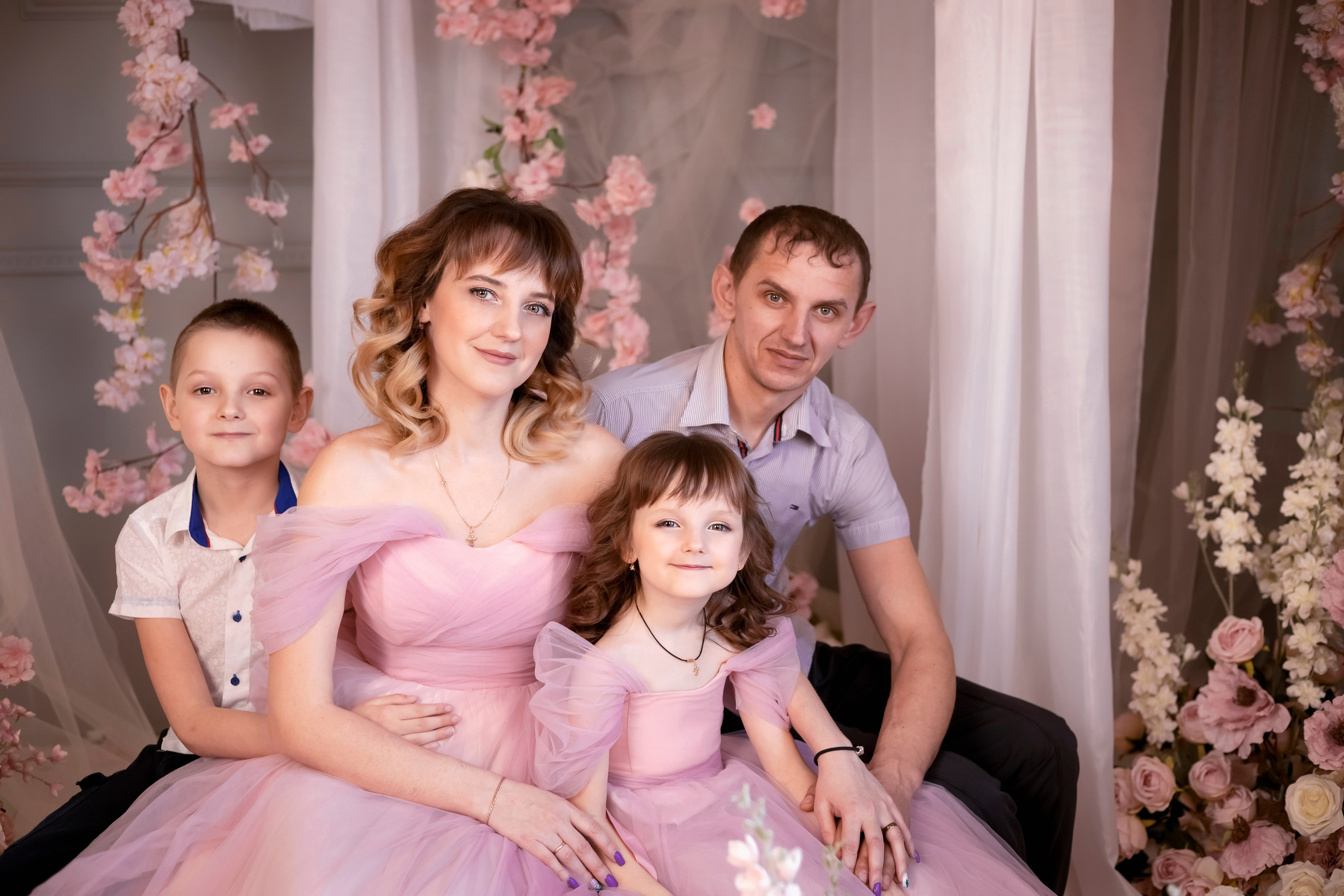 СЕМЬЯ КУБЫШКИНЫХ. Фотограф Людмила Лебединская г. Краснодар (Приморско-Ахтарский р-он)