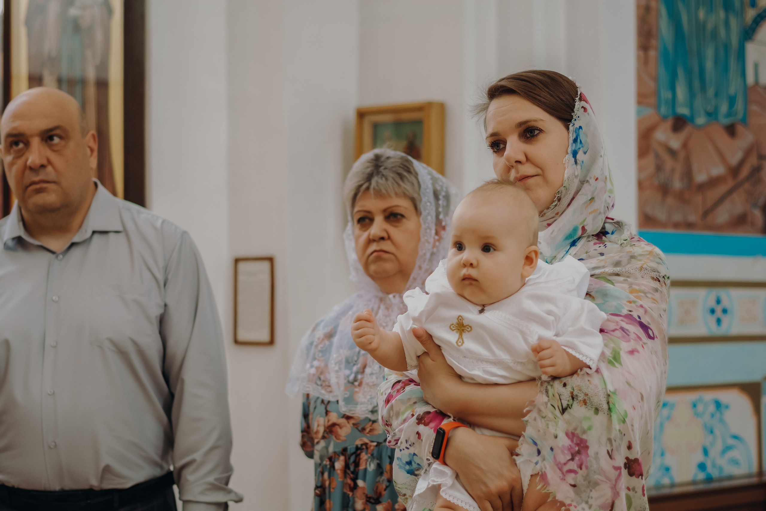 Крещение Таисии. Семейный и детский фотограф Кущ Наташа