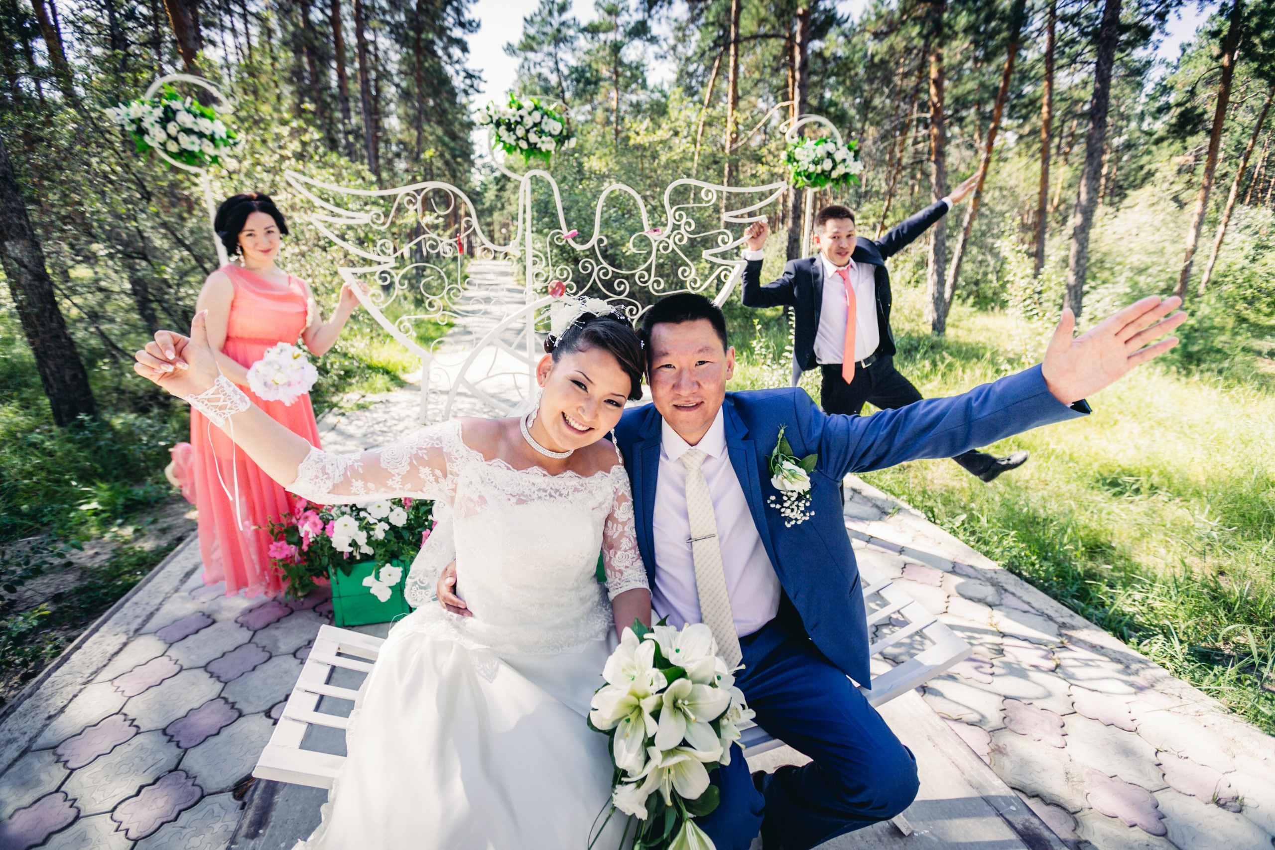 Летнее свадебное фото. Фотограф Надежда Куин, Якутск