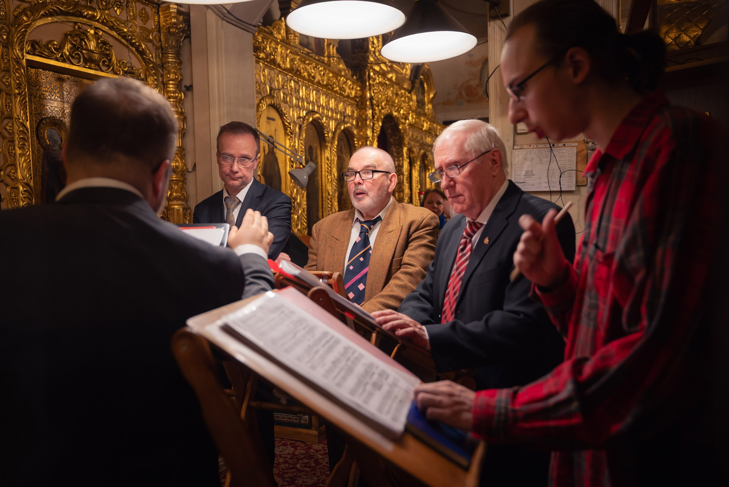 Богородский храм. Пасха. Полунощница, Божественная литургия. Антон и Татьяна Денисенко — В храме