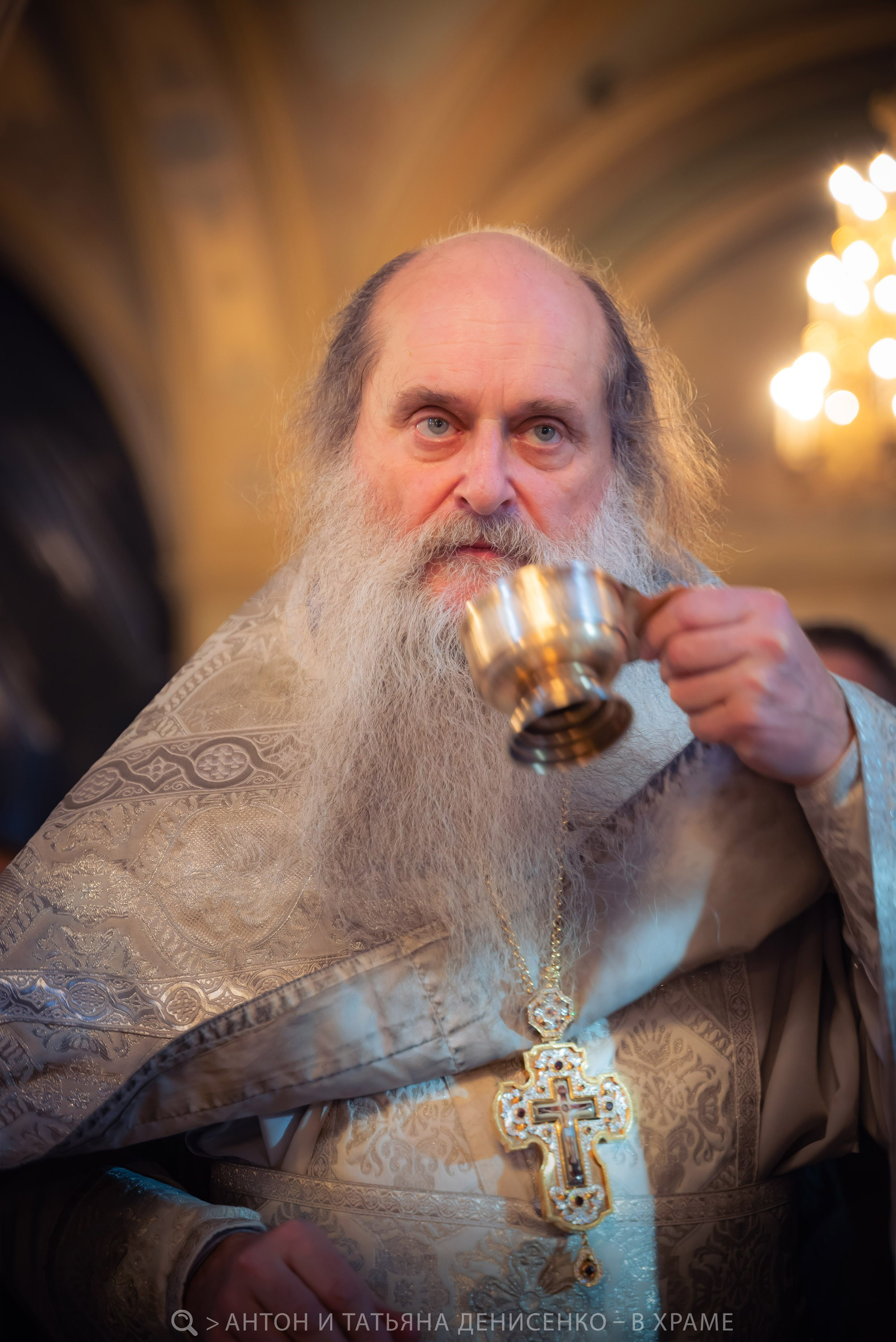 Великое освящение воды — Храм Святых Девяти Мучеников Кизических. Антон и Татьяна Денисенко — В храме
