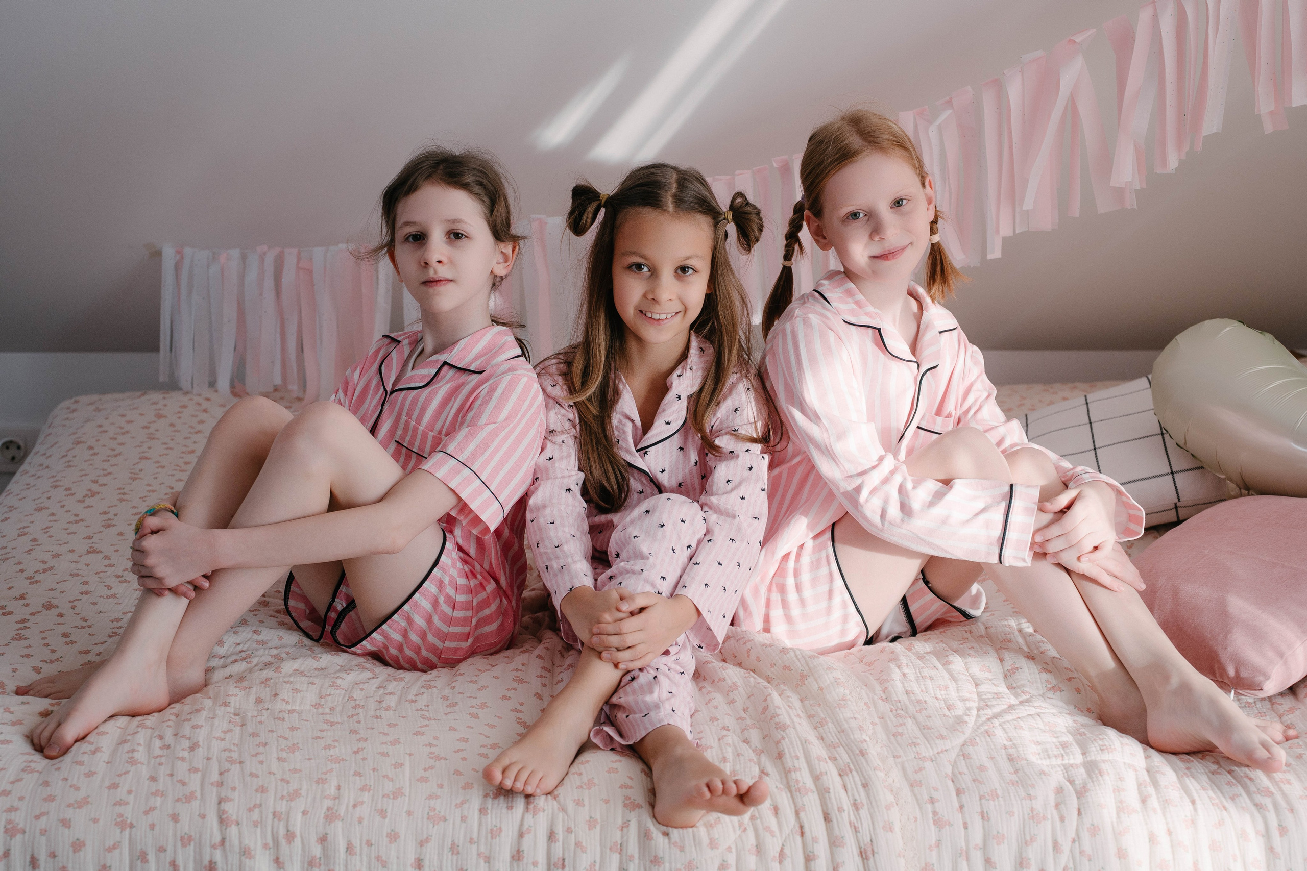 Пижамная вечеринка Варе 9 лет. Свадебный и семейный фотограф в Воронеже Анастасия Бойко