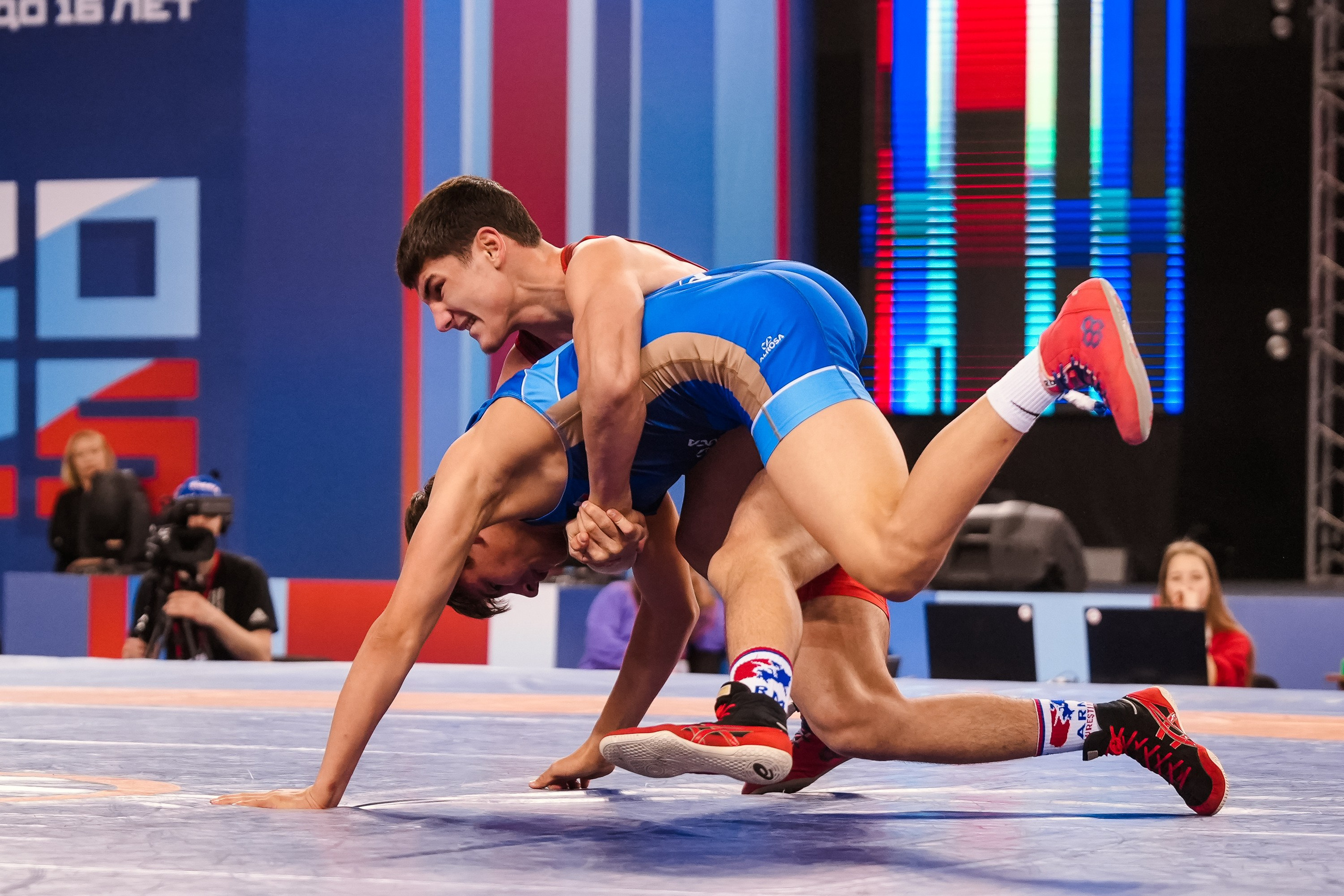 Первенство России по вольной борьбе среди юношей до 16 лет. Красноярск 2025. Фотограф Анна Герман. Красноярск