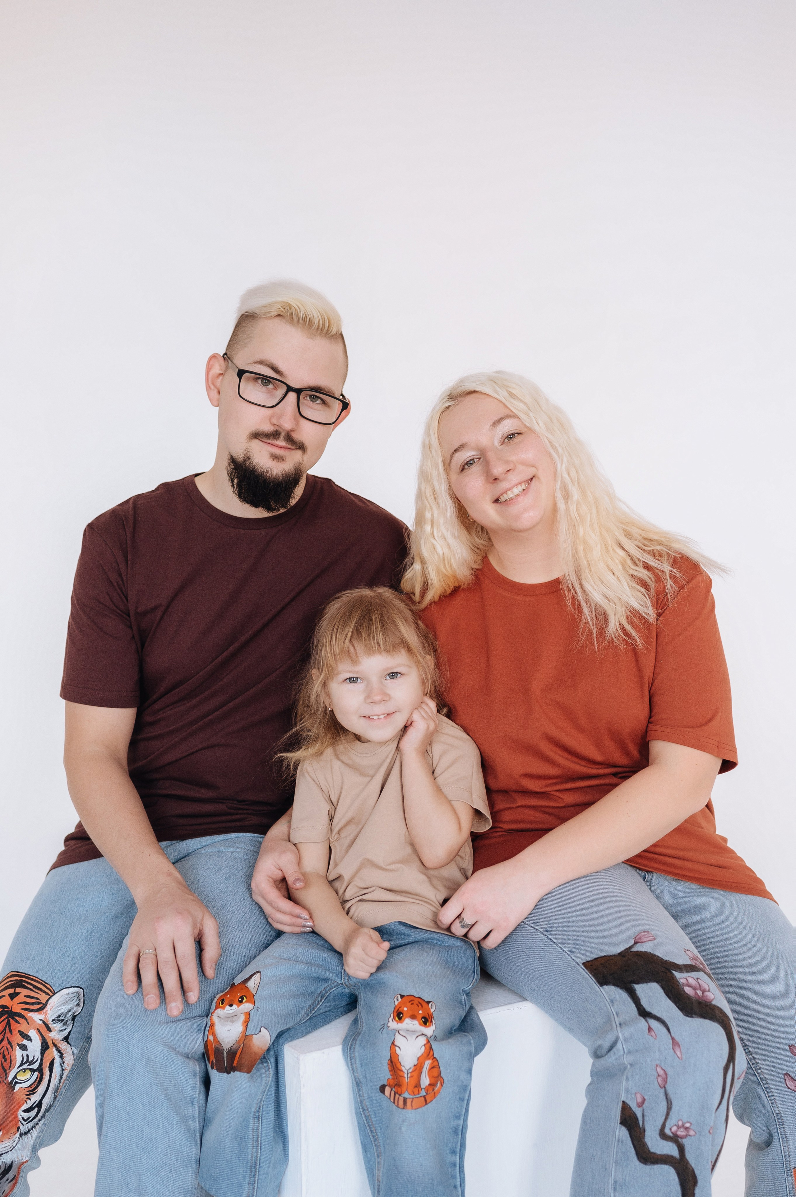 Семейная фотосессия Саши, Вики и Алисы. Фотограф в Москве и Московской области Таня Яблочкина